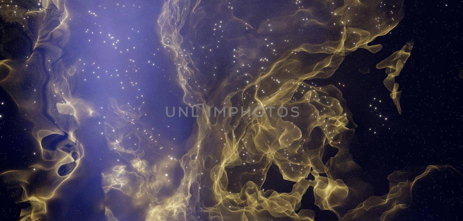 Festive Nebula In Cosmos Far Away colorful Beige Brown Banner Background Wallpaper ,,