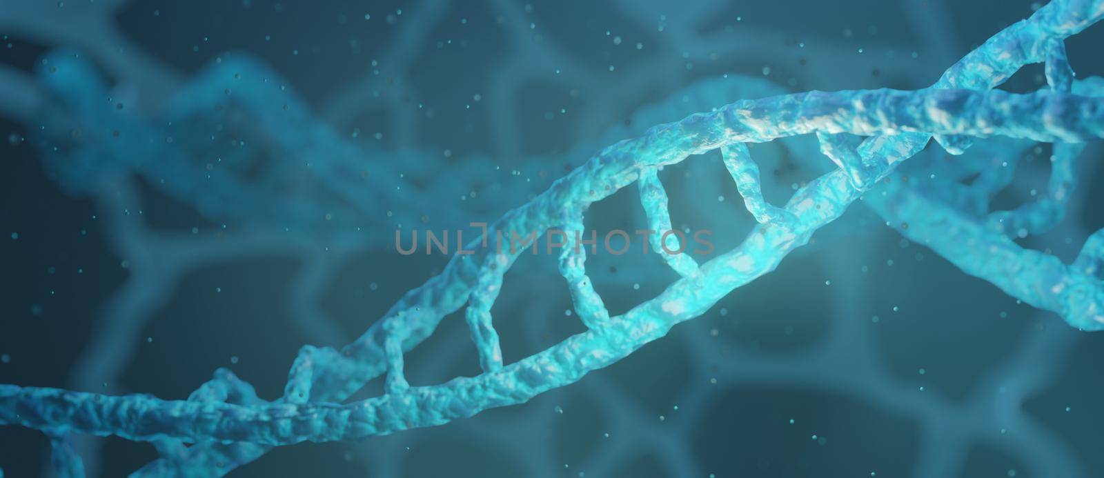 3d render of DNA structure, abstract background by yay_lmrb