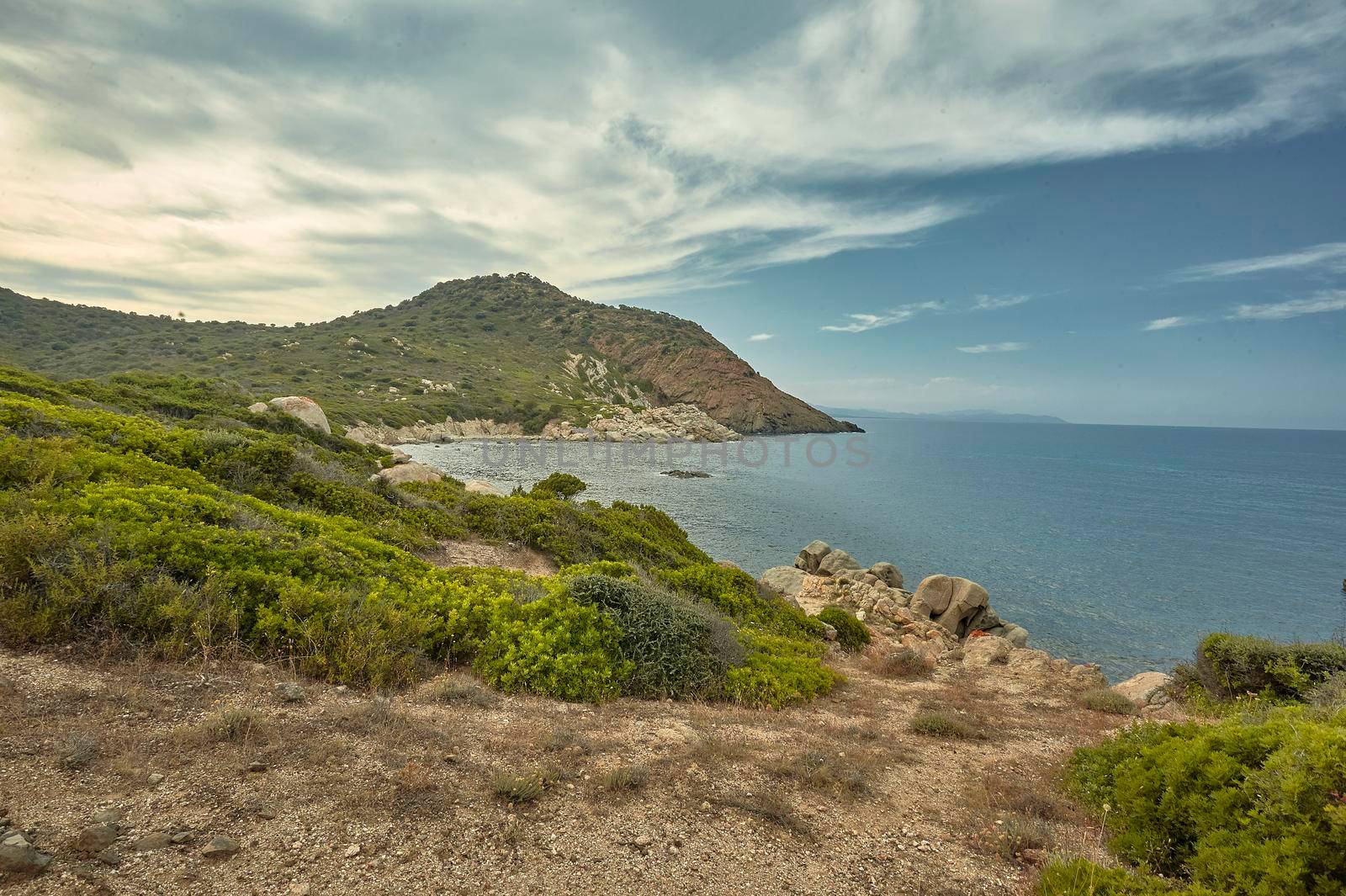 The road that leads to the bay on the Mediterranean. by pippocarlot