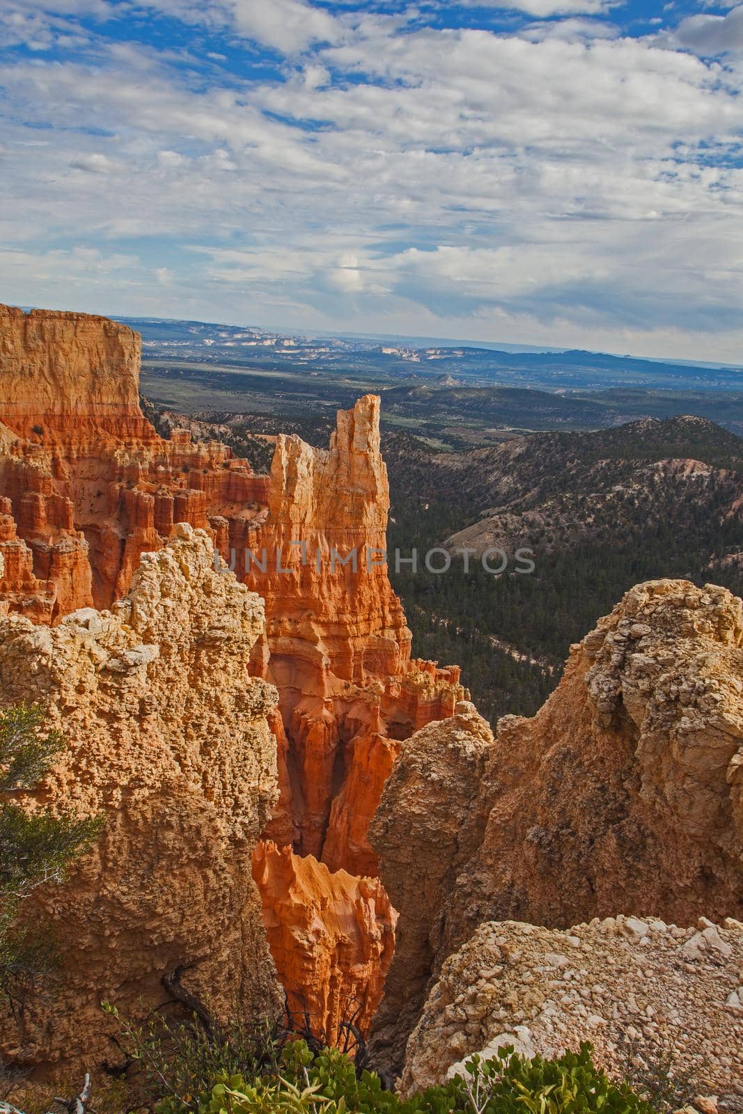 View from the Paria Viewpoint in Bryce Canyon National Park. Utah.USA