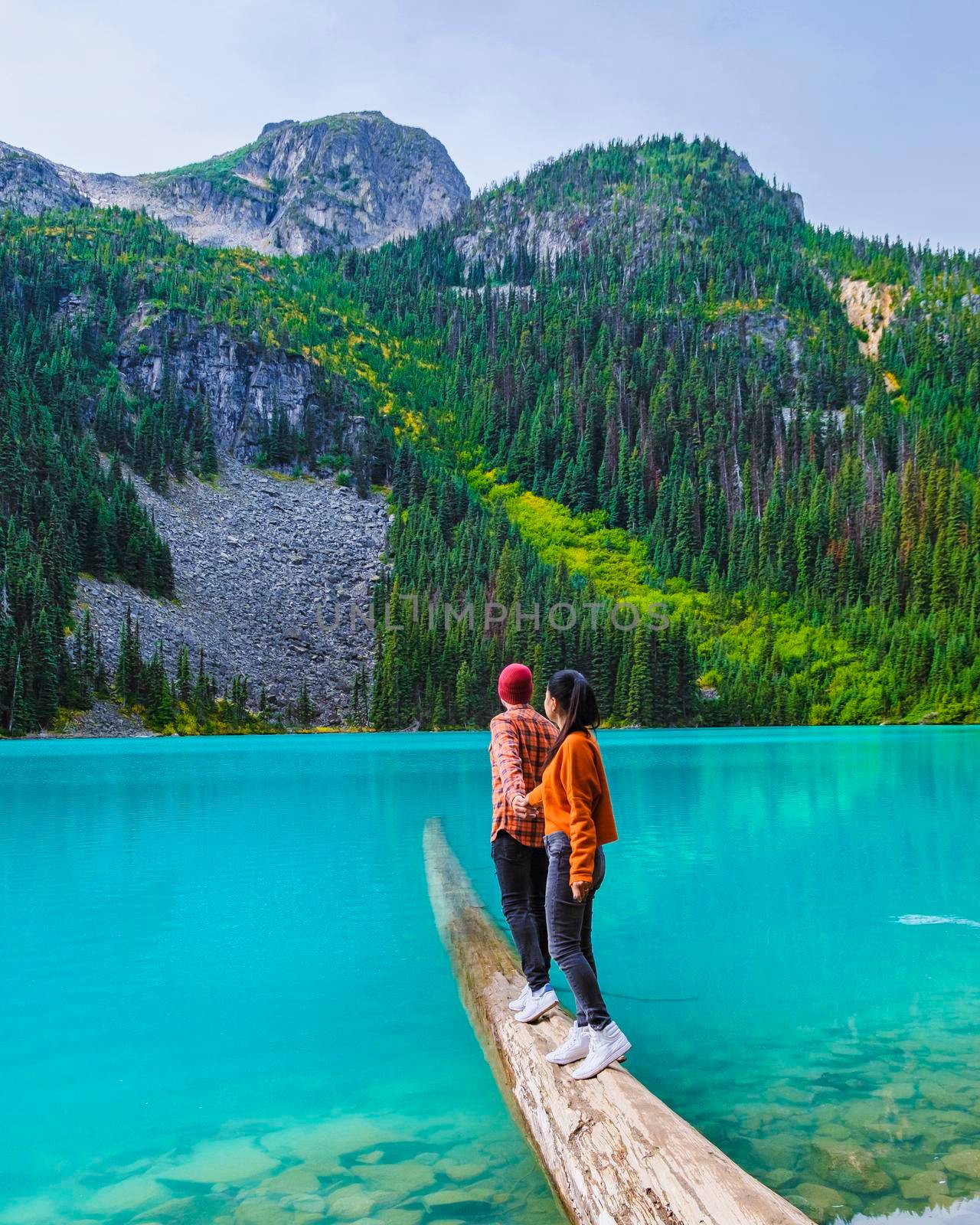 Joffre Lakes British Colombia Whistler Canada, colorful Joffre lakes national park in Canada by fokkebok