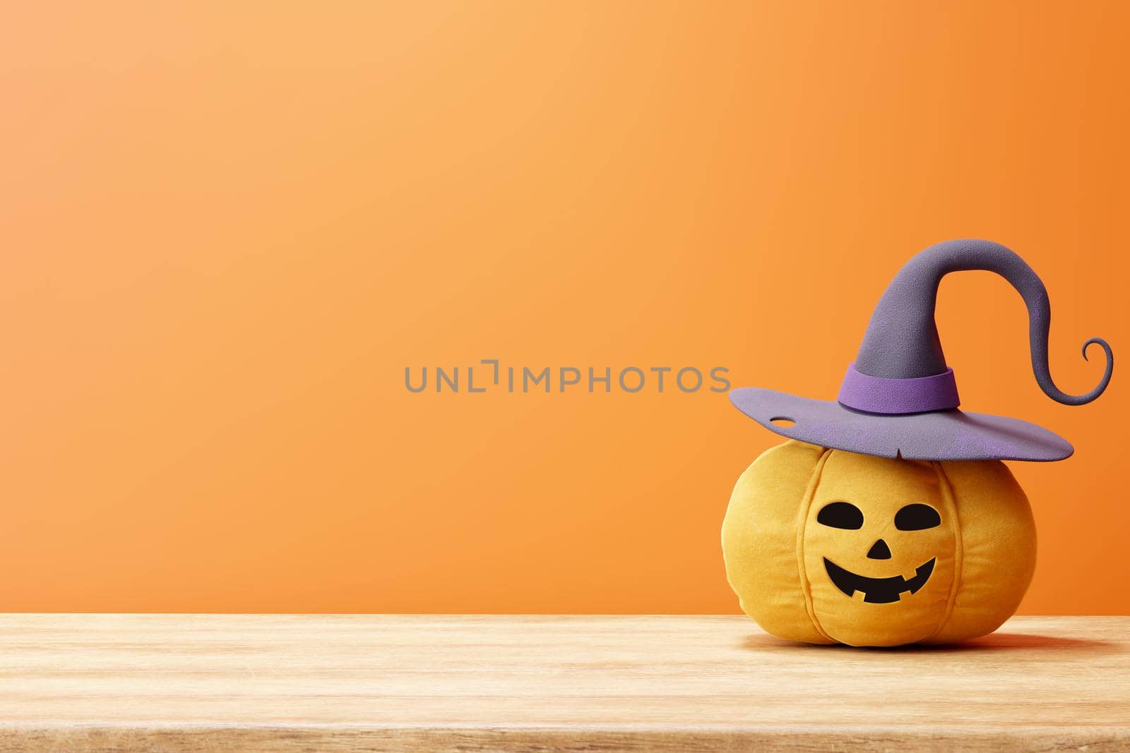 Happy halloween holiday concept.3D Illustration. by ijeab