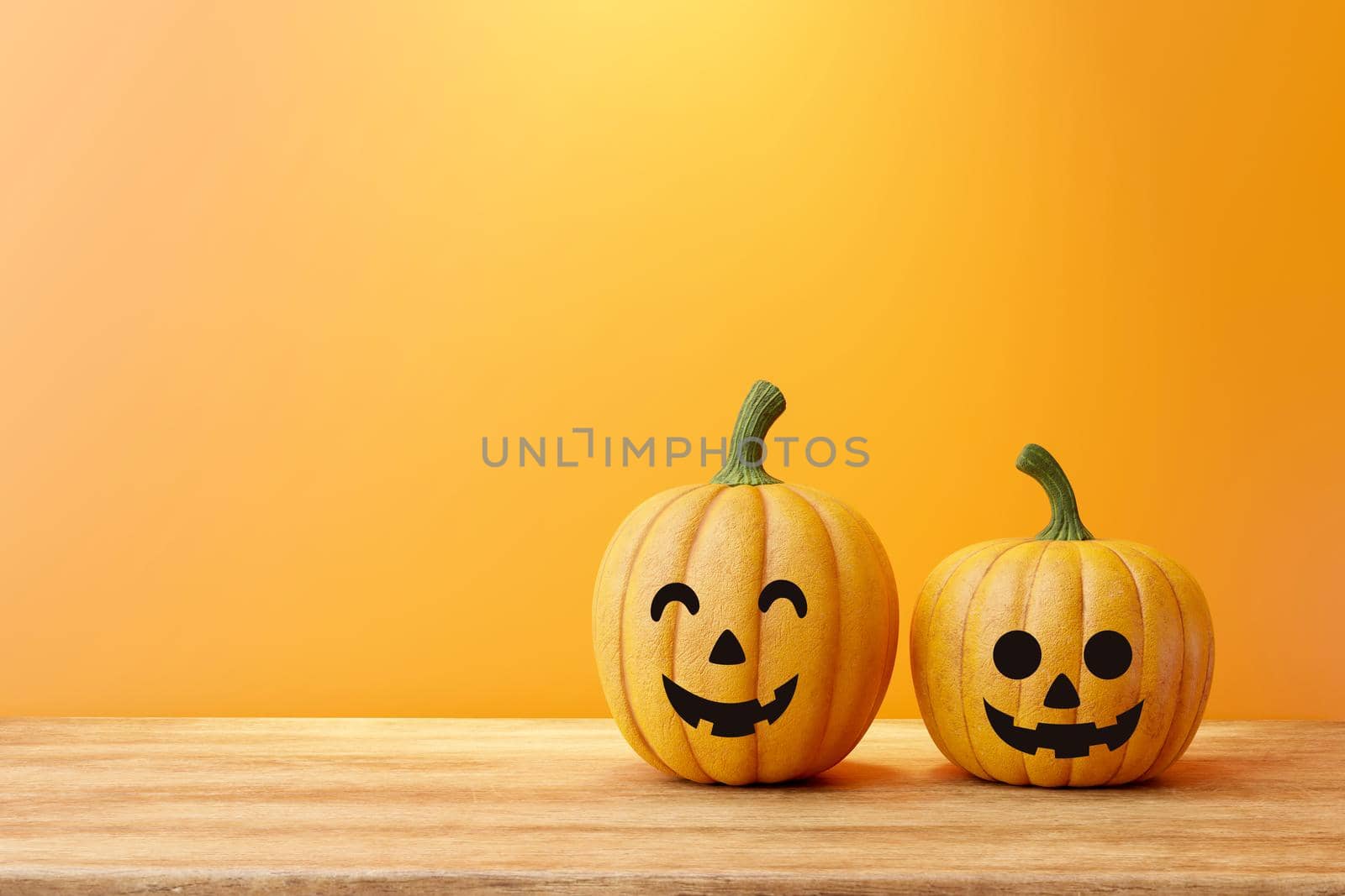 Happy halloween holiday concept.3D Illustration. by ijeab