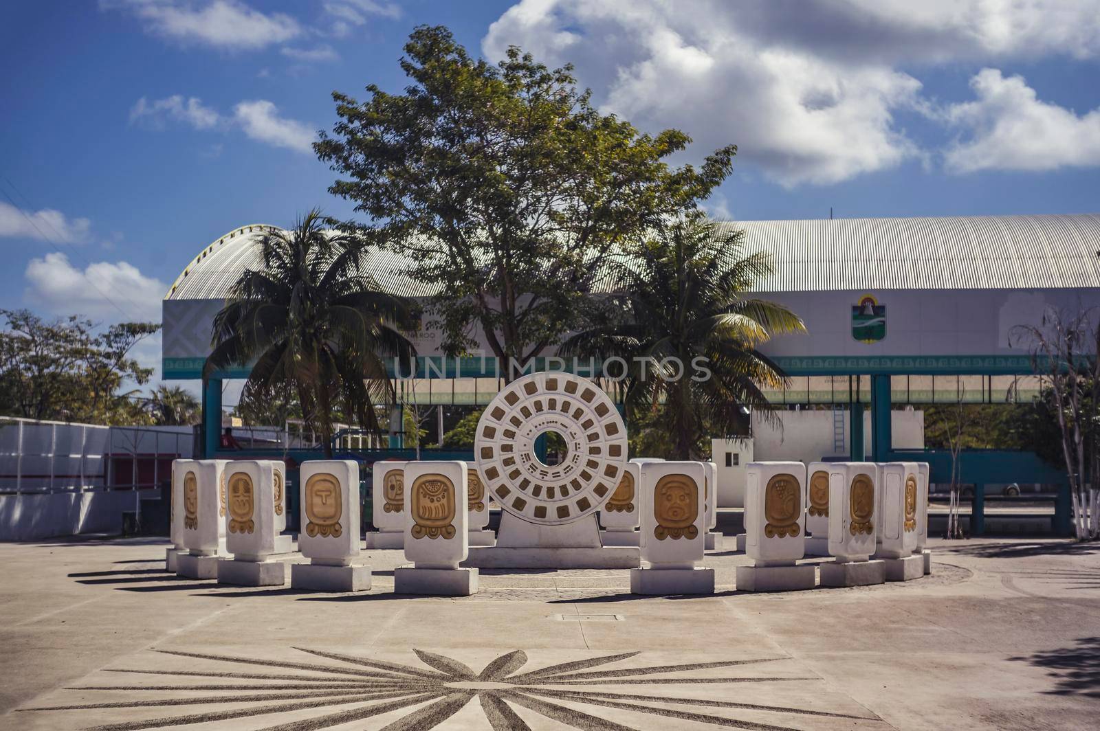 Central square of Tulum by pippocarlot