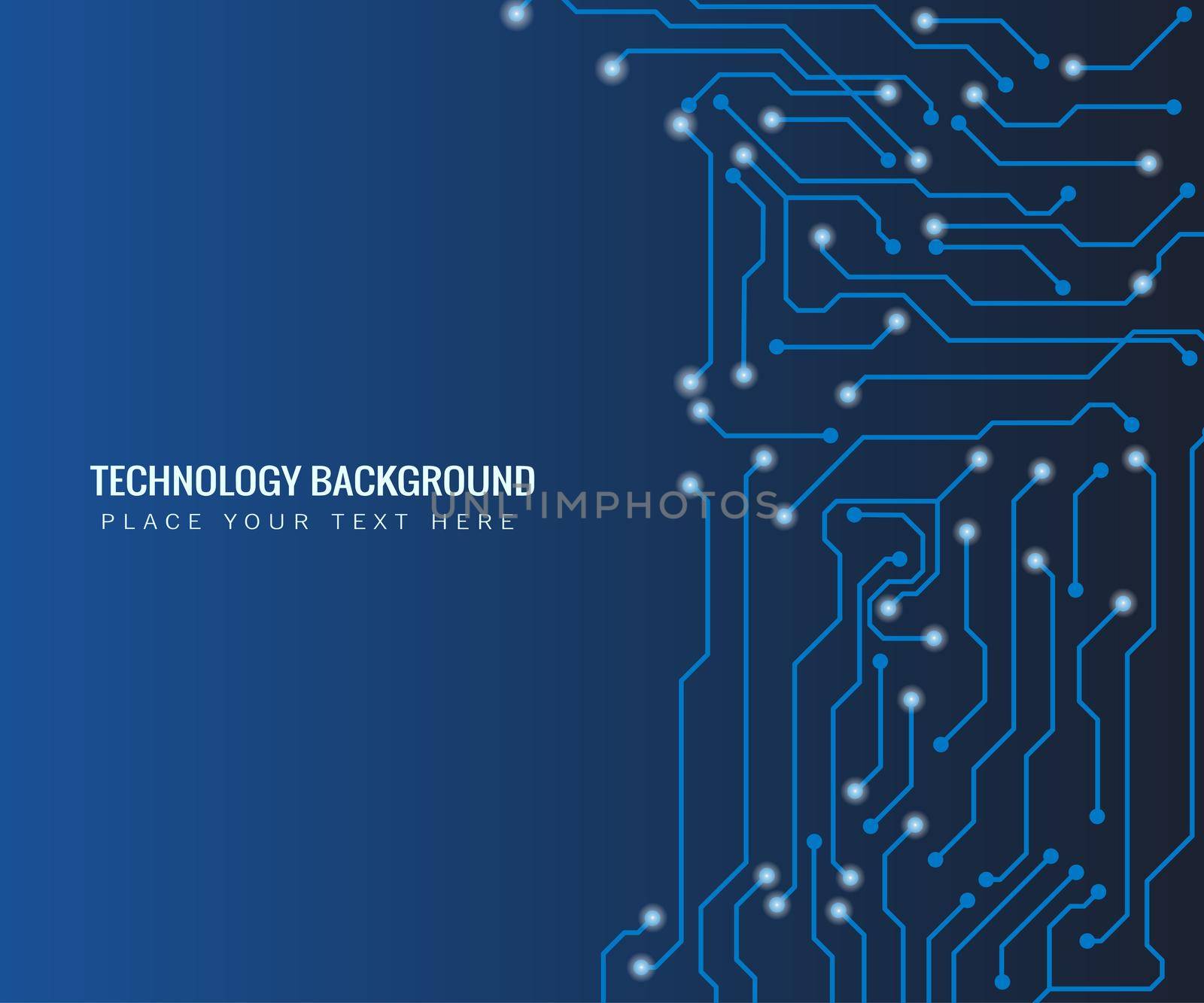 Abstract digital background template A circuit board blockchain technology