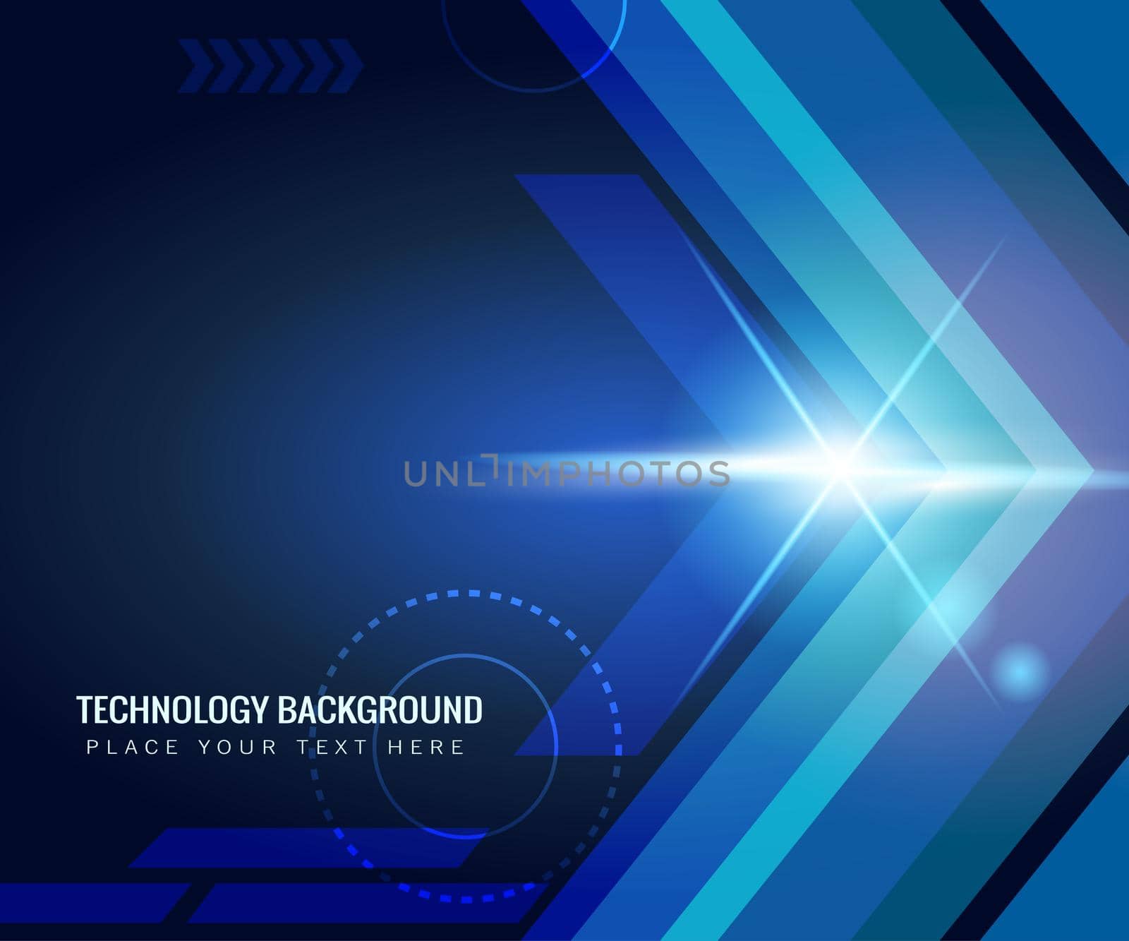 Abstract shiny technology lines and light vector background. Eps 10 by ANITA