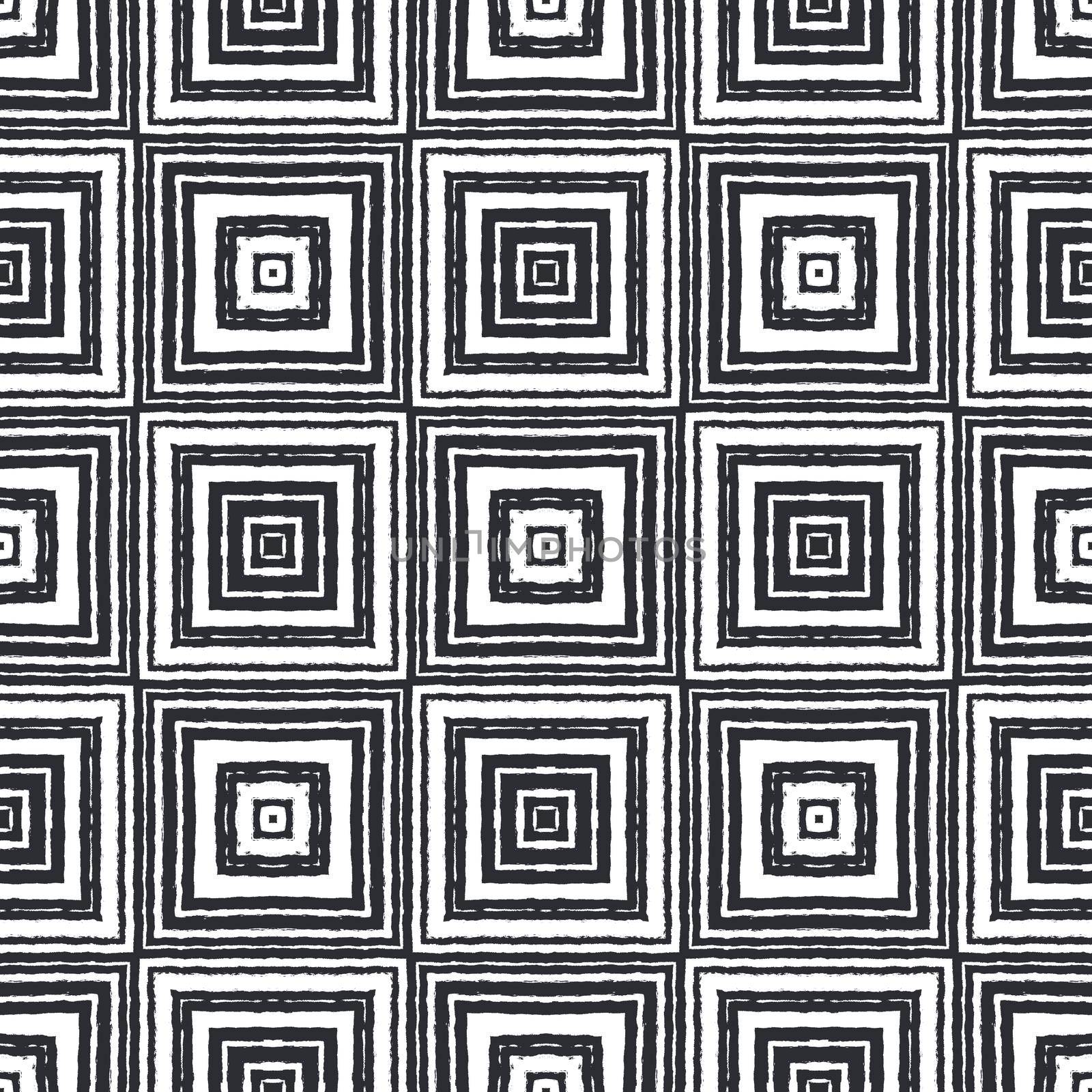 Exotic seamless pattern. Black symmetrical by beginagain