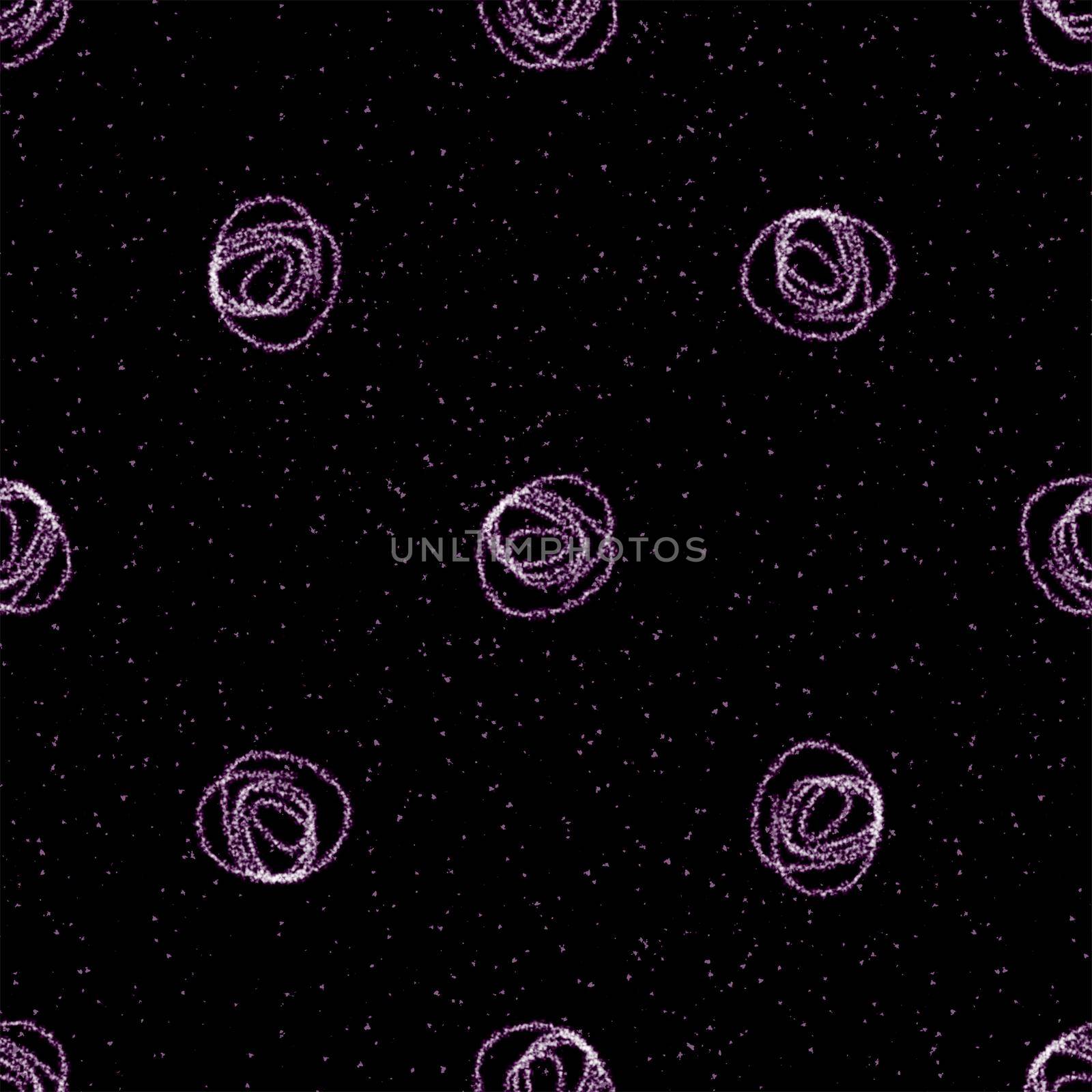 Hand Drawn Snowflakes Christmas Seamless Pattern. Subtle Flying Snow Flakes on chalk snowflakes Background. Awesome chalk handdrawn snow overlay. Dramatic holiday season decoration.