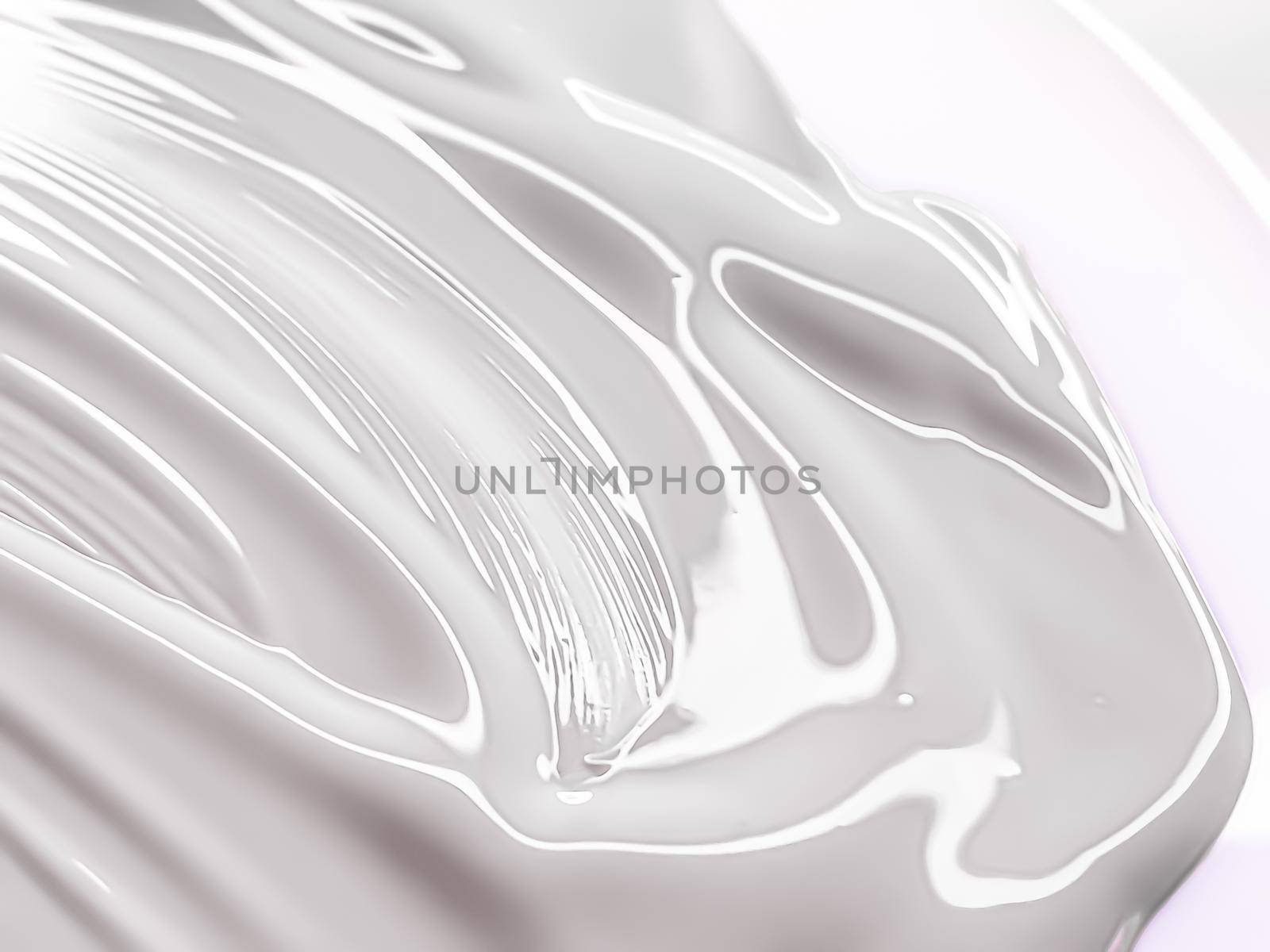 Glossy white cosmetic texture as beauty make-up product background, cosmetics and luxury makeup brand design concept