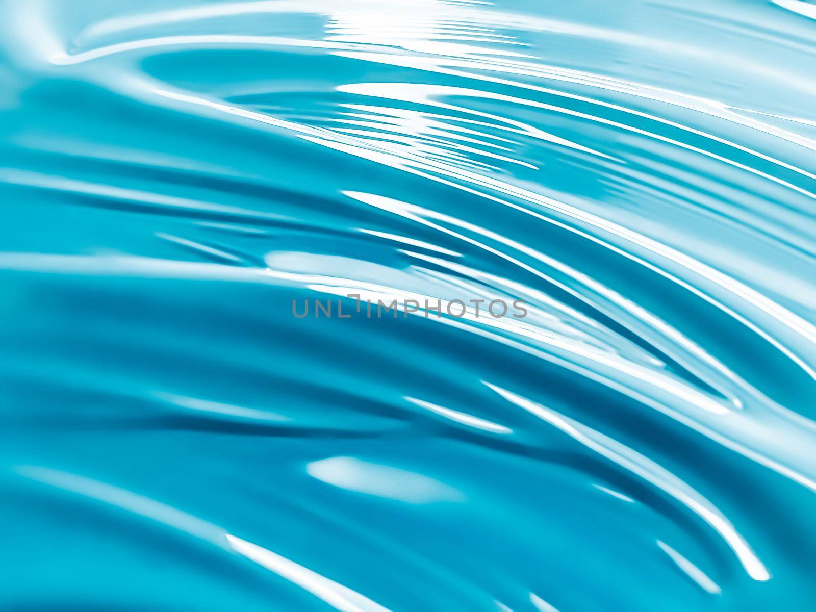 Glossy blue cosmetic texture as beauty make-up product background, cosmetics and luxury makeup brand design concept