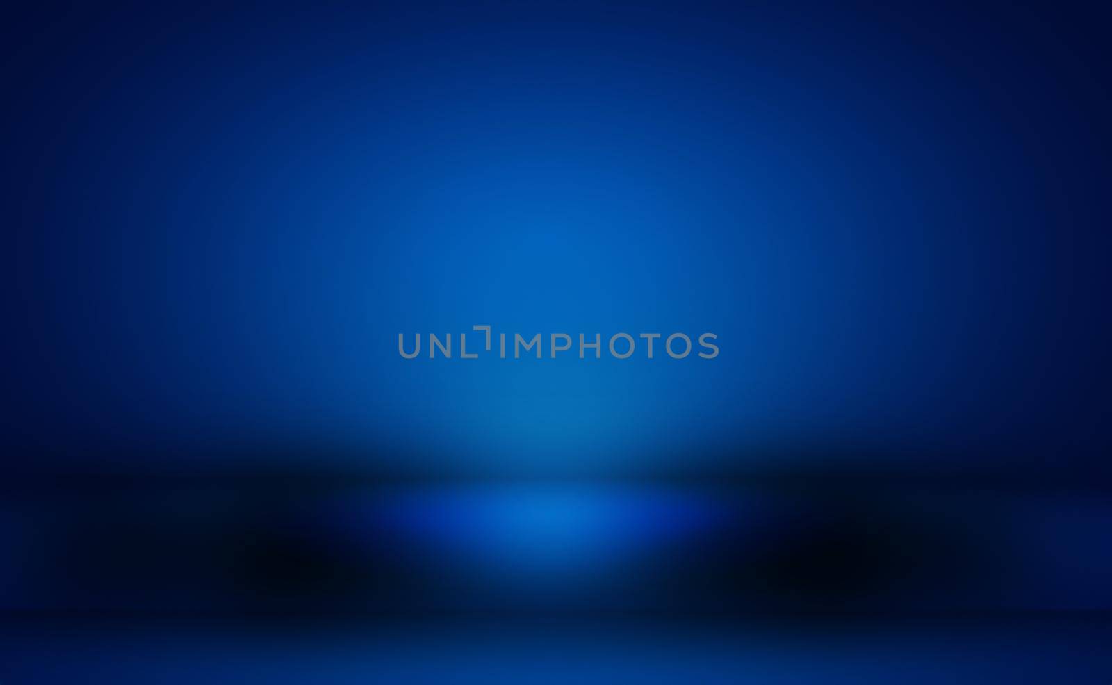 Abstract Luxury gradient Blue background. Smooth Dark blue with Black vignette Studio Banner. by Benzoix