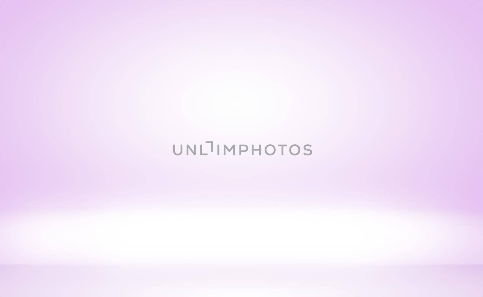 abstract blur of pastel beautiful peach pink color sky warm tone background for design as banner,slide show or others by Benzoix