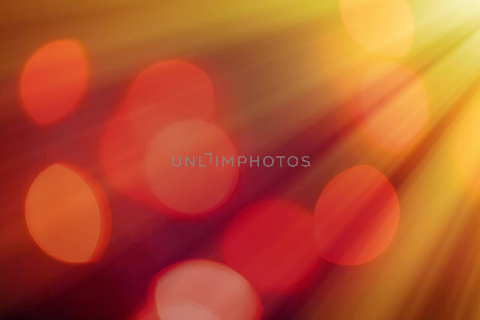 Abstract background, bokeh overlay defocused design concept - Light beams and sun flares