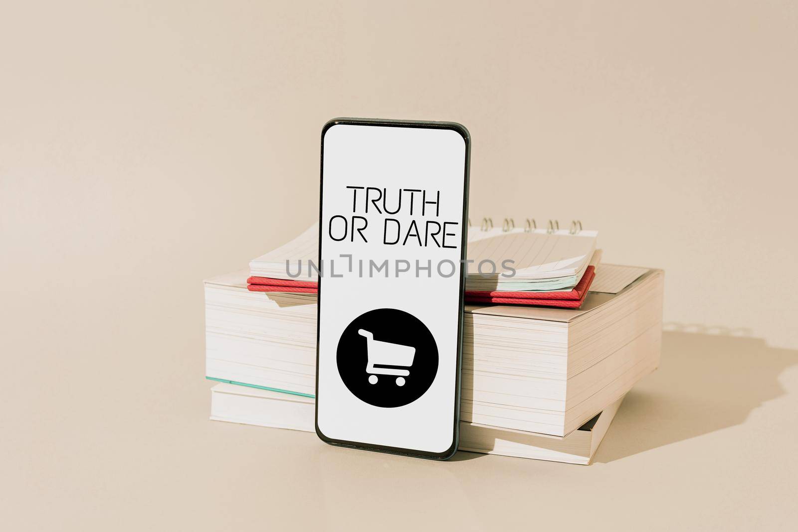 Conceptual display Truth Or Dare, Business concept Tell the actual facts or be willing to accept a challenge Man studying book learning new business strategies to achieve goals.