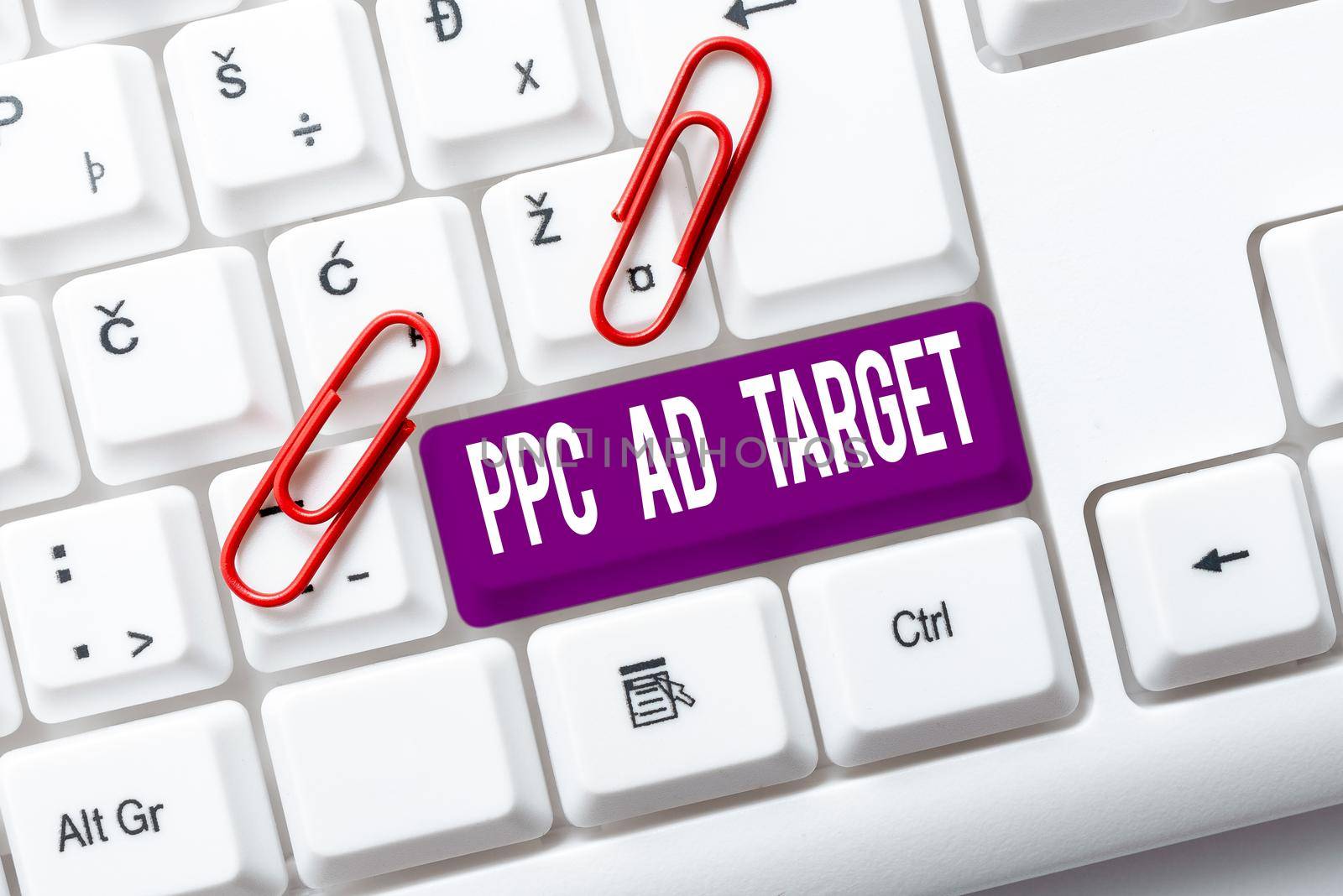 Inspiration showing sign Ppc Ad Target. Business overview Pay per click advertising marketing strategies online campaign Speech Bubble With Important Messages Next To Magnifier On Floor. by nialowwa