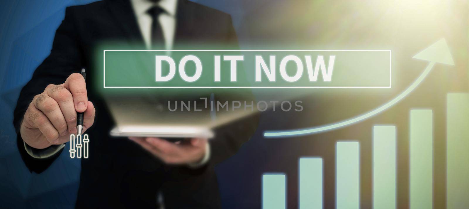 Inspiration showing sign Do It Now. Business approach Respond Immediately Something needs to be done right away Frame Decorated With Colorful Flowers And Foliage Arranged Harmoniously. by nialowwa