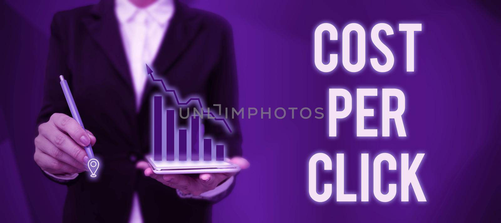 Inspiration showing sign Cost Per Click, Business idea Pay an amount of money every time a person visits website Blank Color Message Boxes For Business Advertisement And Branding.