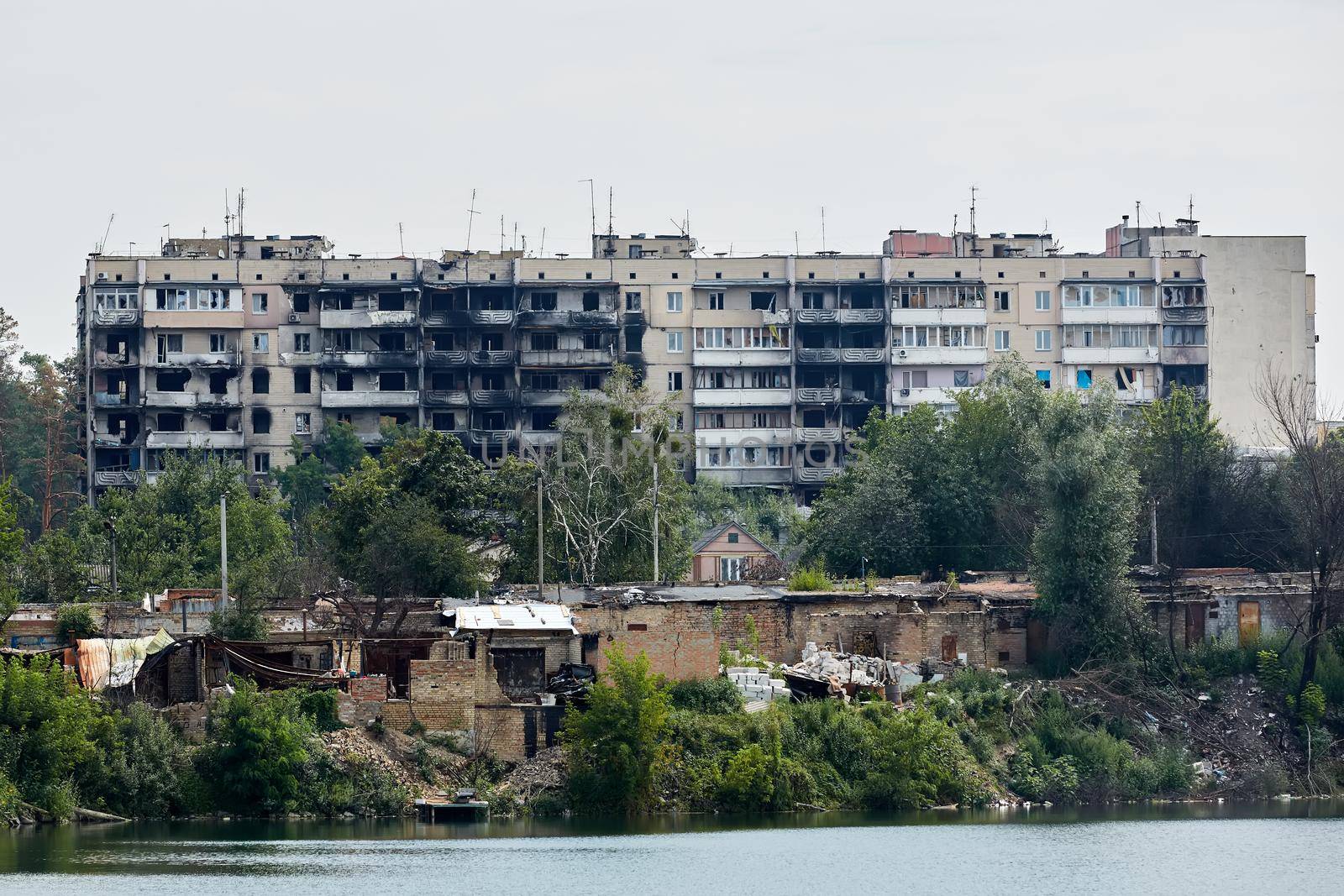 Irpin, Kyiv region, Ukraine - August 25, 2022: Citi after the Russian occupation. by sarymsakov