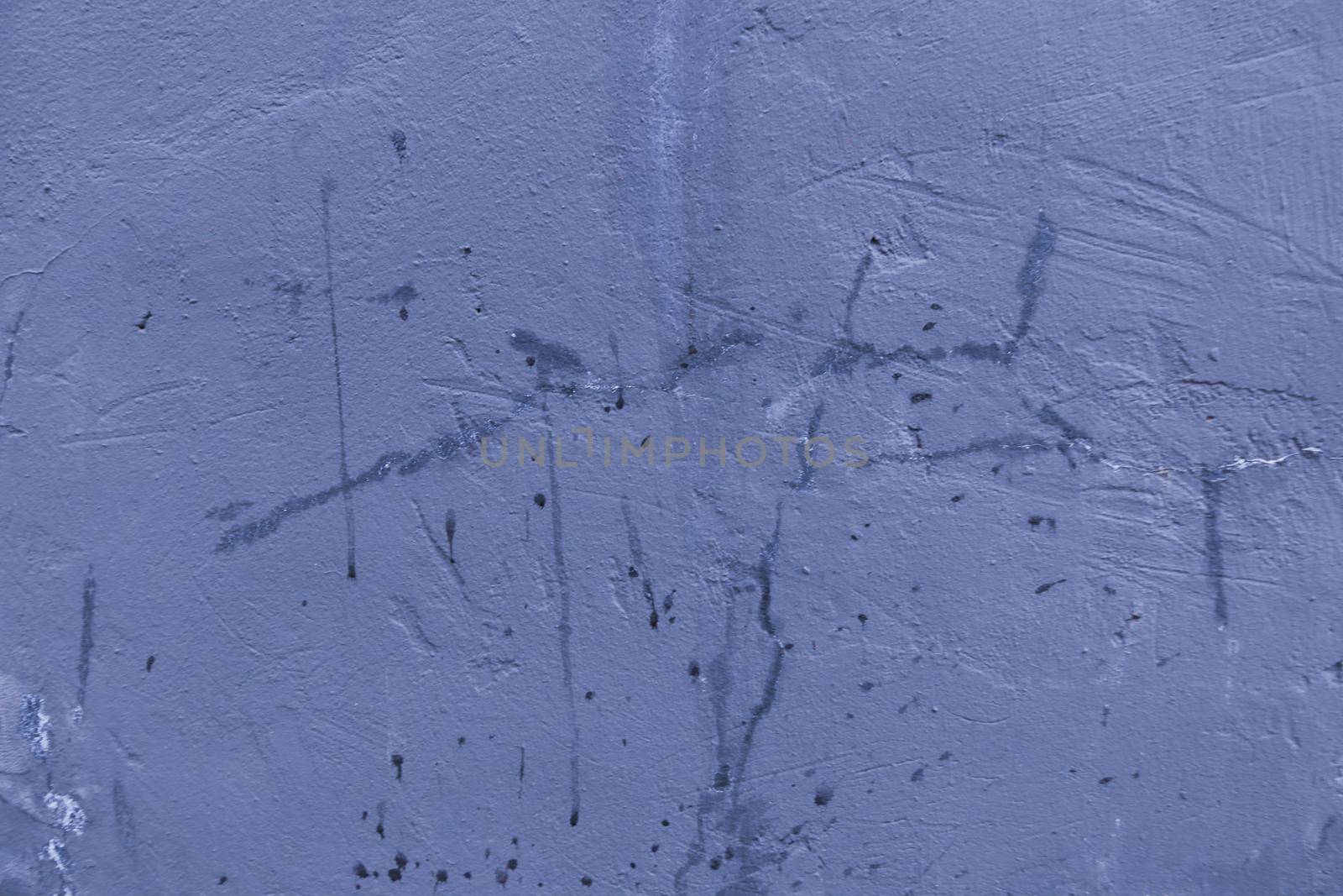 Abstract background of damaged cracked blue plaster. by gelog67