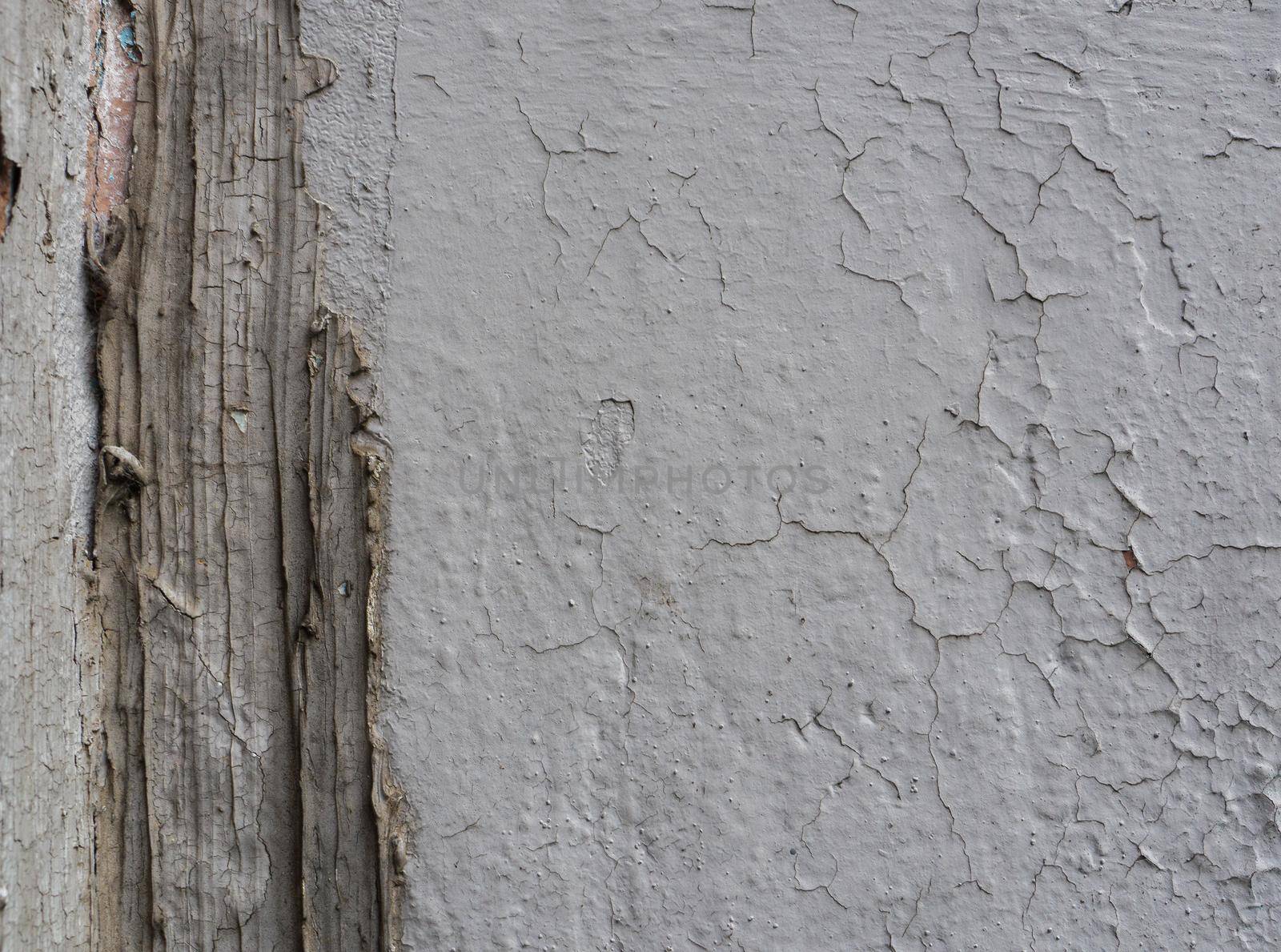 Abstract Background of damaged plaster on concrete wall. by gelog67