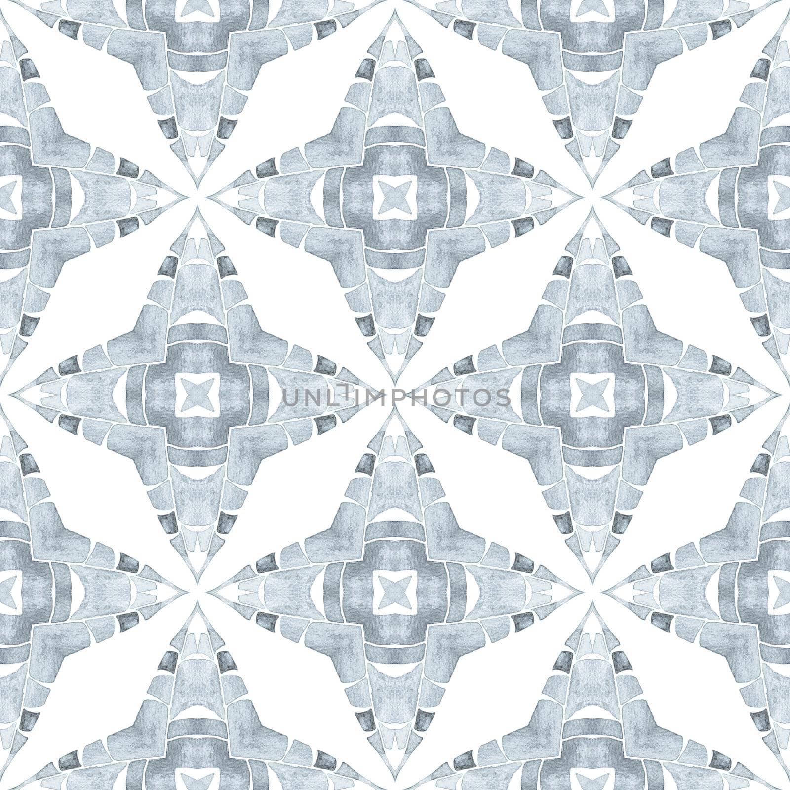 Mosaic seamless pattern. Black and white great by beginagain