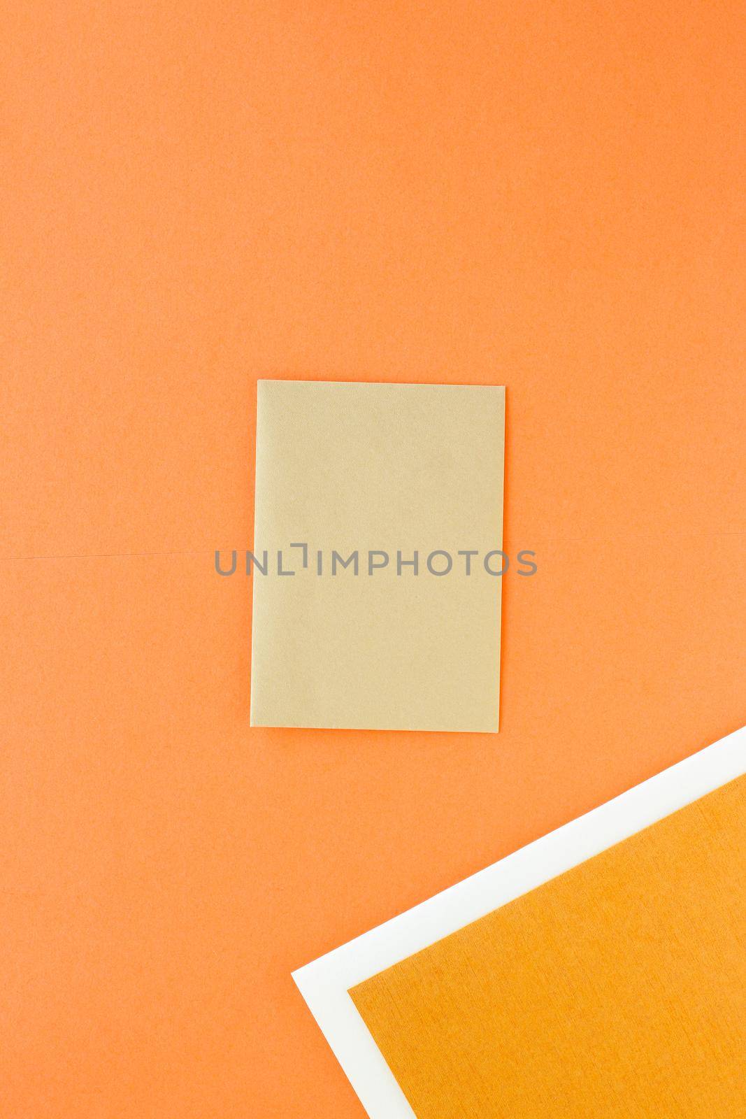 Set of paper stationery for business brand, flatlay mockup by Anneleven