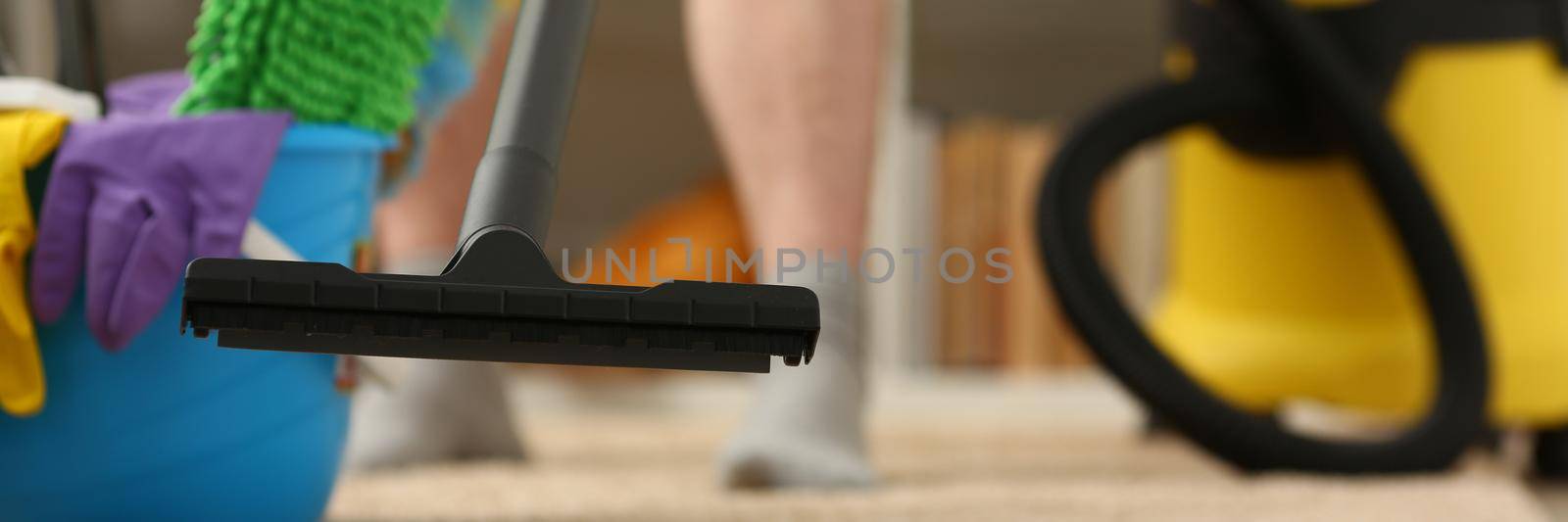 Proper vacuuming of carpets. House cleaning and cleaning services by kuprevich