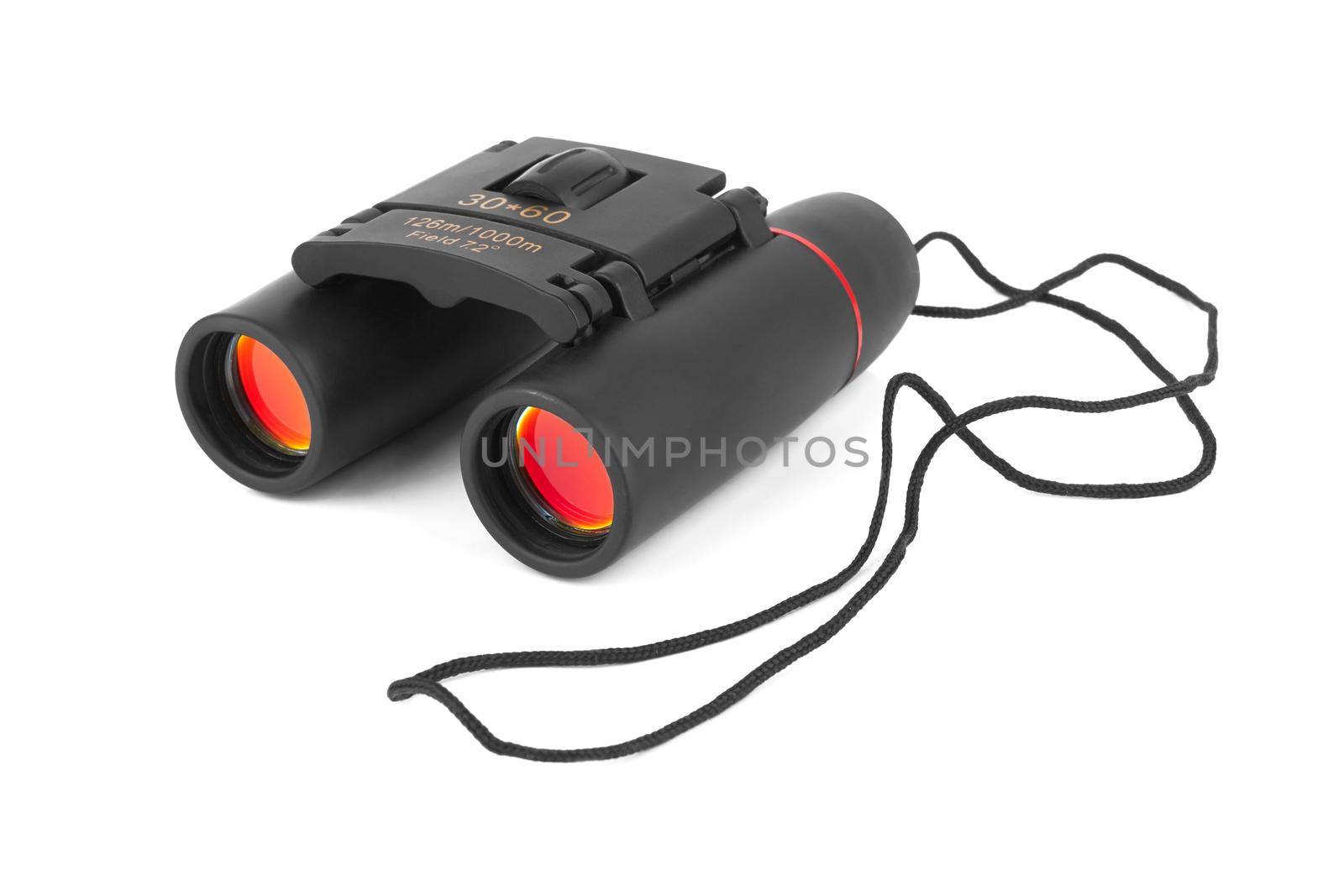Binocular isolated on a white background