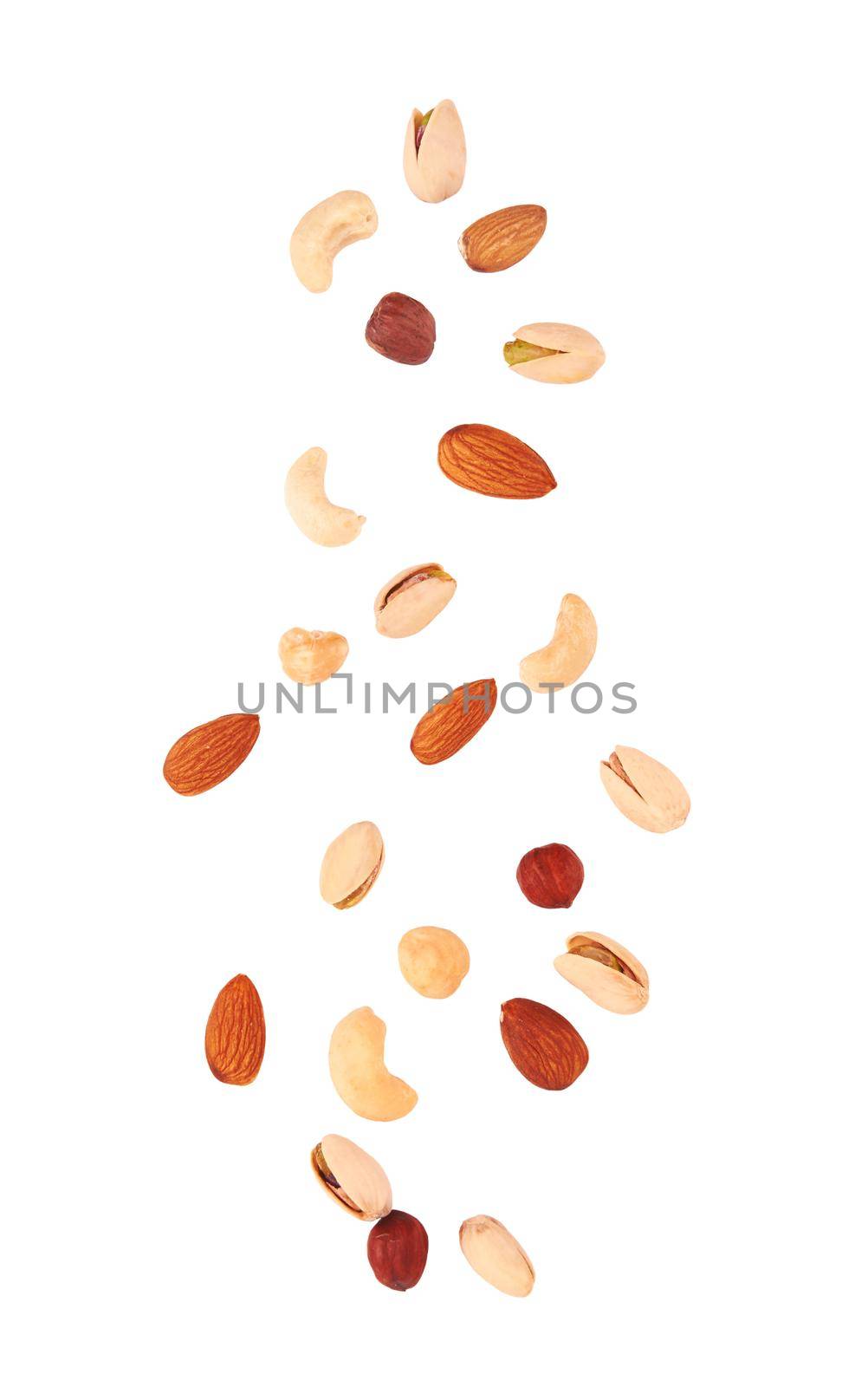 Nuts on white by pioneer111