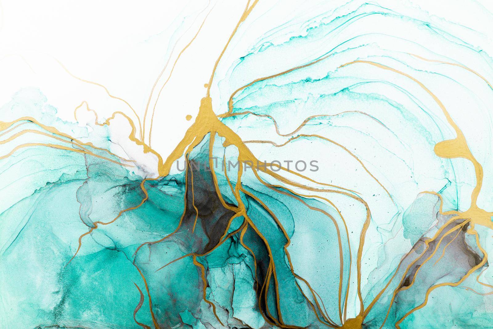 Marble ink abstract art from meticulous original painting abstract background . Painting was painted on high quality paper texture to create smooth marble background pattern of ombre alcohol ink .