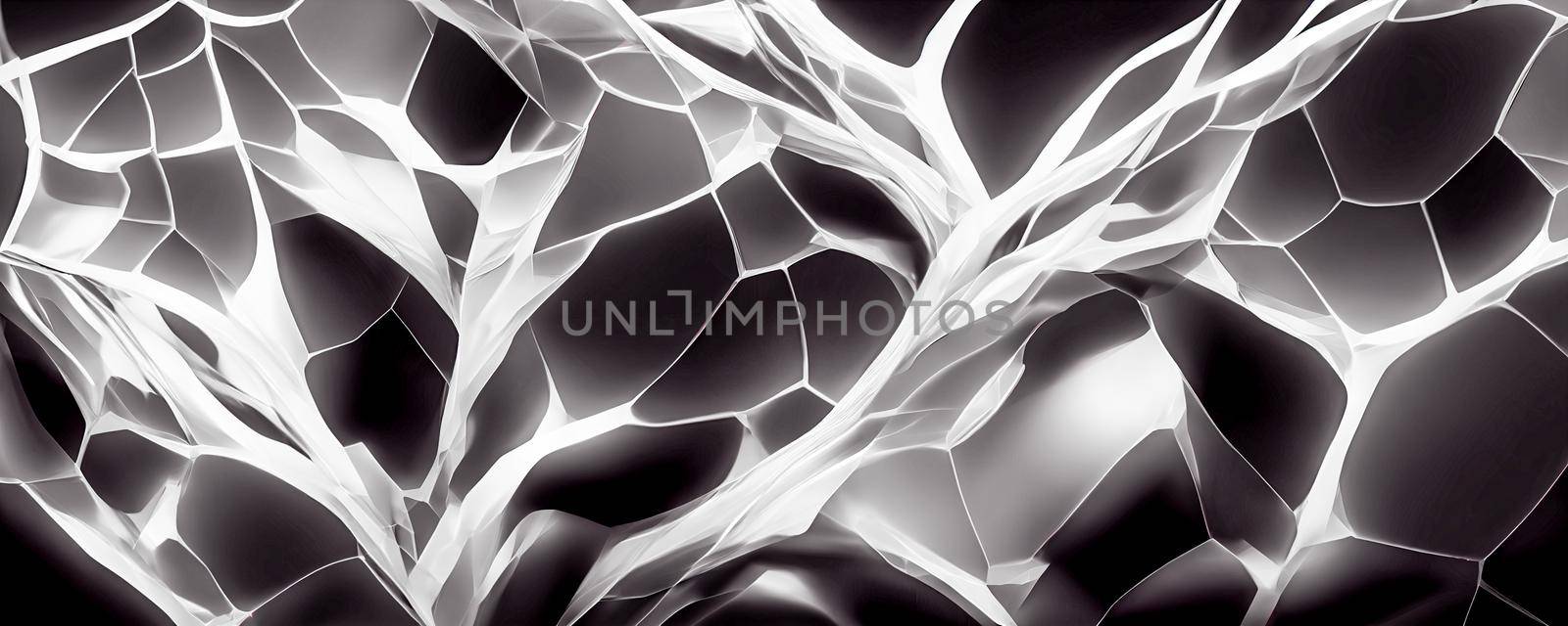 3D render abstract texture of the crystal vine work shines. Abstract background texture design, bright poster, banner