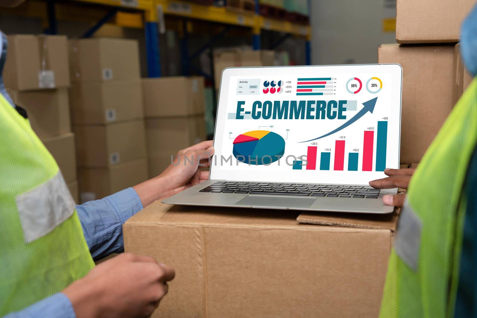 E-commerce data software provide modish dashboard for sale analysis by biancoblue
