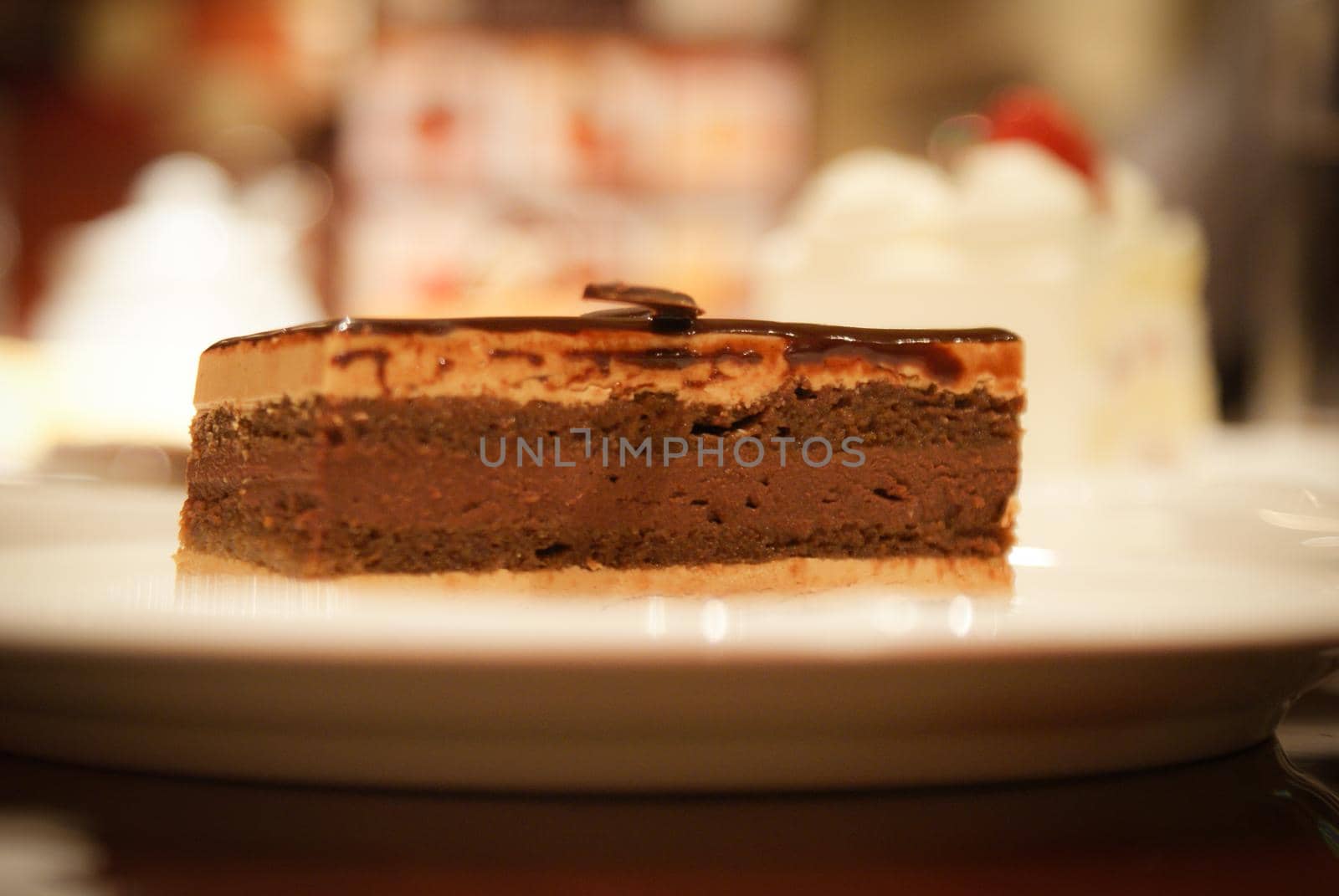 Image of chocolate cake that looks delicious. Shooting Location: Tokyo metropolitan area