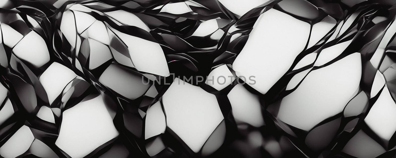 3D render abstract texture of the crystal vine work shines. by FokasuArt