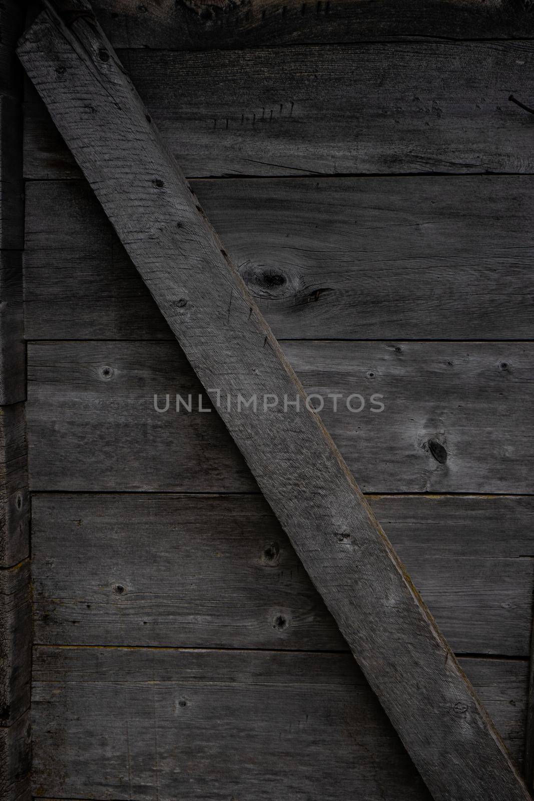 Old wooden house in georgian resort Bakhmaro