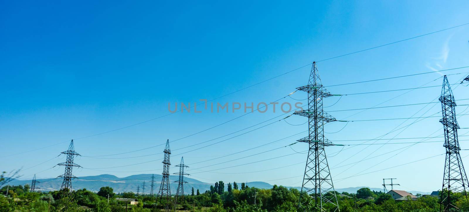 Electricity line in Georgia by Elet