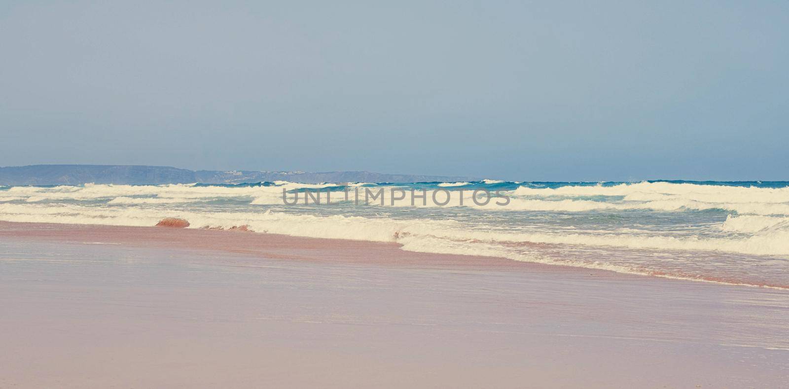 Coastal art print, holiday destination and travel concept - Atlantic ocean coast in Europe