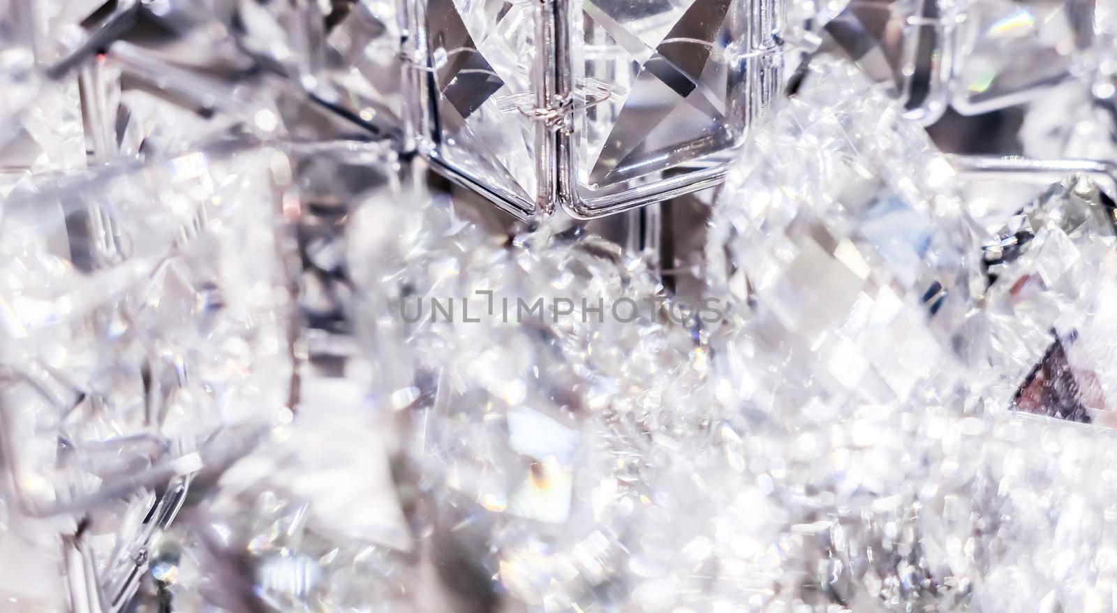 Diamonds and crystals, luxury textured background by Anneleven