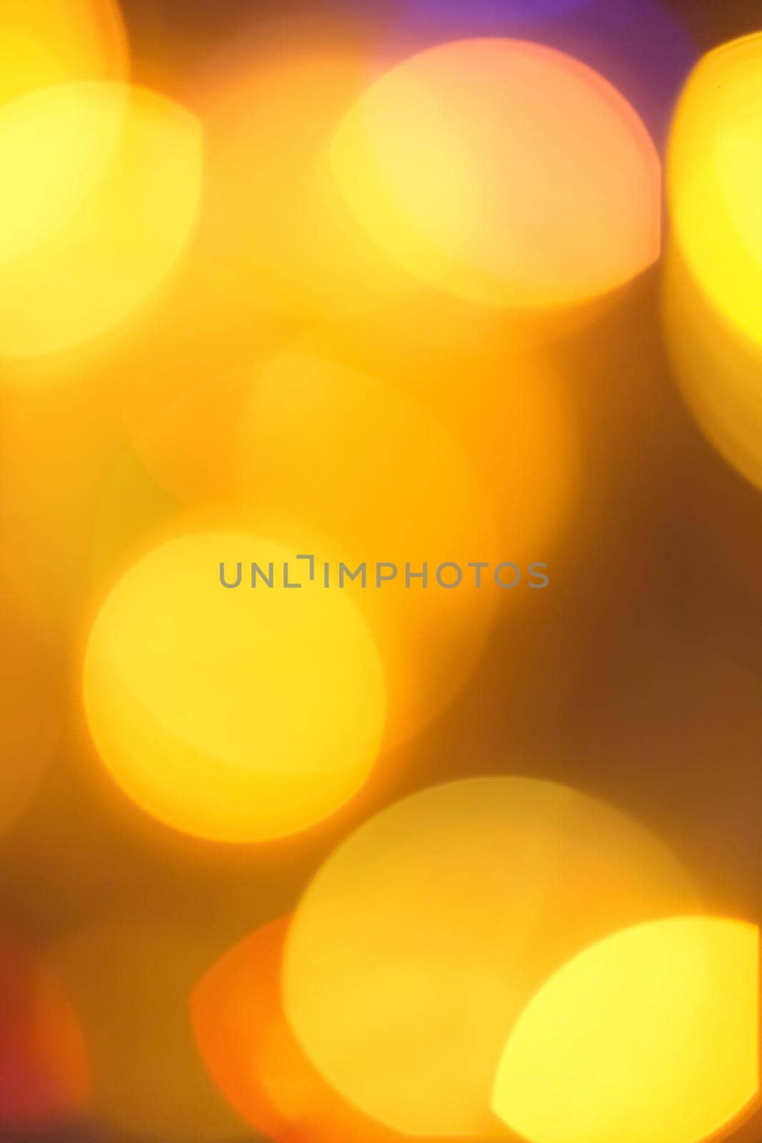 Colourful lights bokeh - abstract background, defocused overlay, bright colours concept