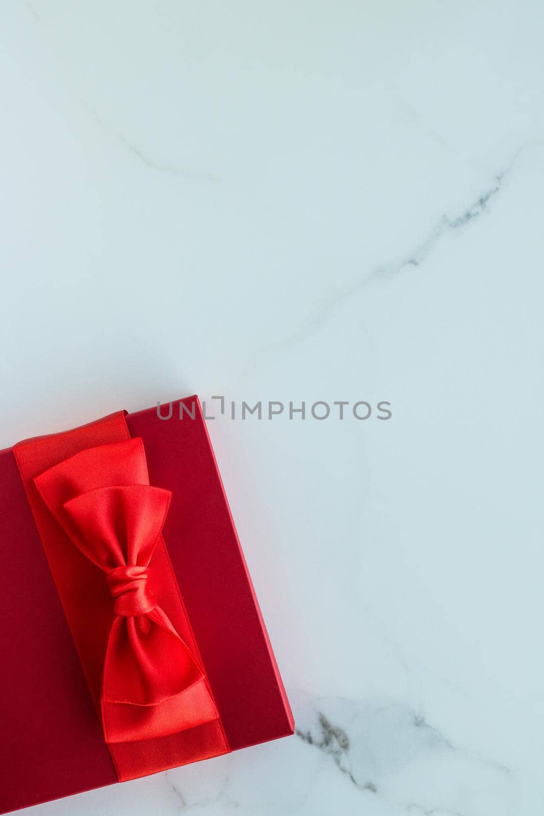 Romantic celebration, lifestyle and birthday present concept - Luxury red holiday gifts on marble