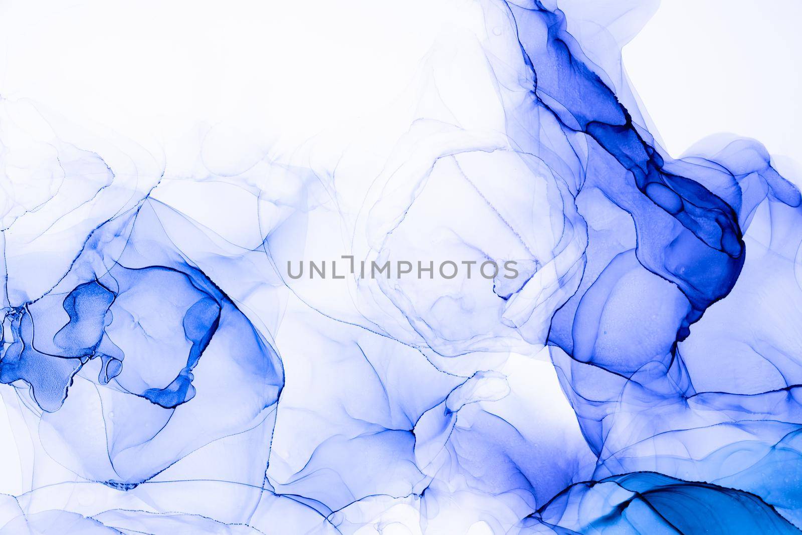 Marble ink abstract art from exquisite original painting for abstract background . Painting was painted on high quality paper texture to create smooth marble background pattern of ombre alcohol ink .