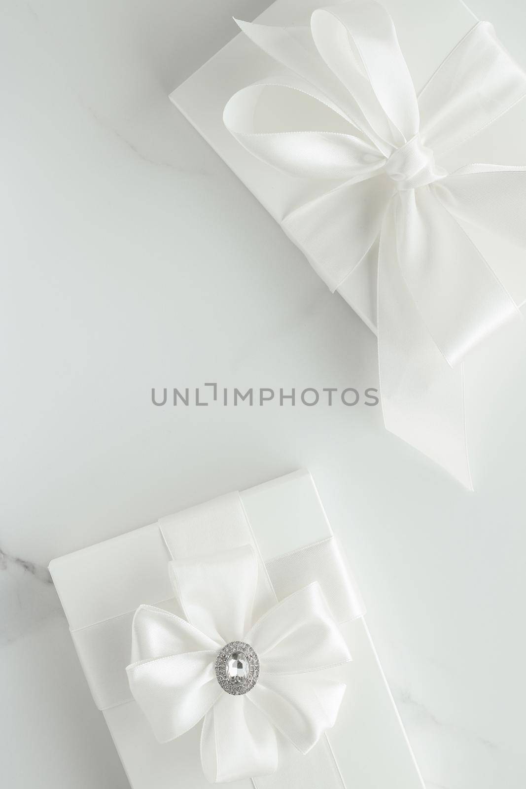 Luxury wedding gifts on marble by Anneleven