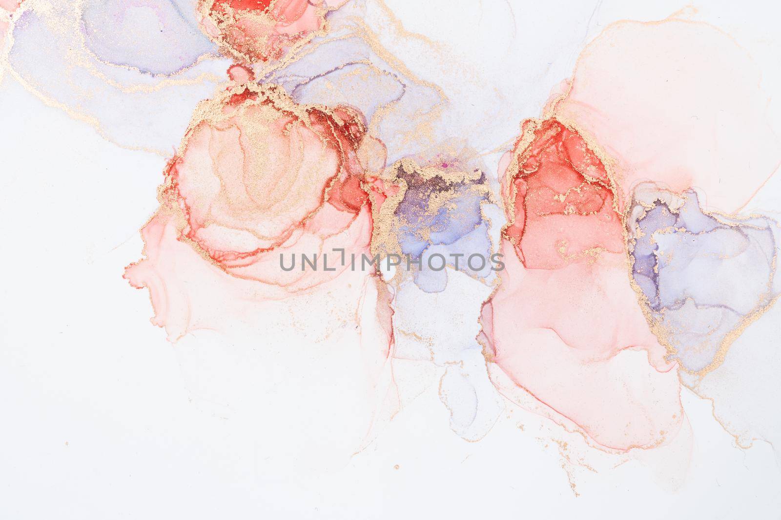 Marble ink abstract art from meticulous original painting abstract background . Painting was painted on high quality paper texture to create smooth marble background pattern of ombre alcohol ink .