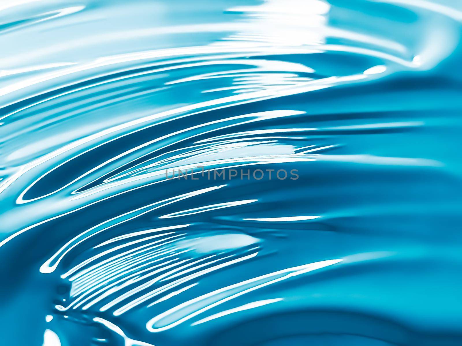 Glossy blue cosmetic texture as beauty make-up product background, cosmetics and luxury makeup brand design concept