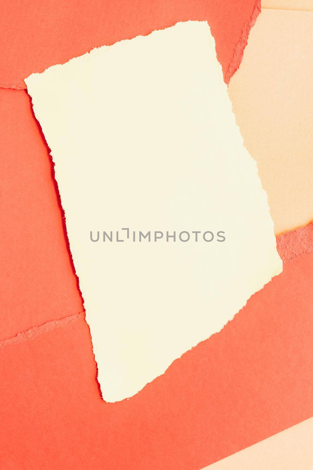 Torn paper texture as background. Creativity takes time