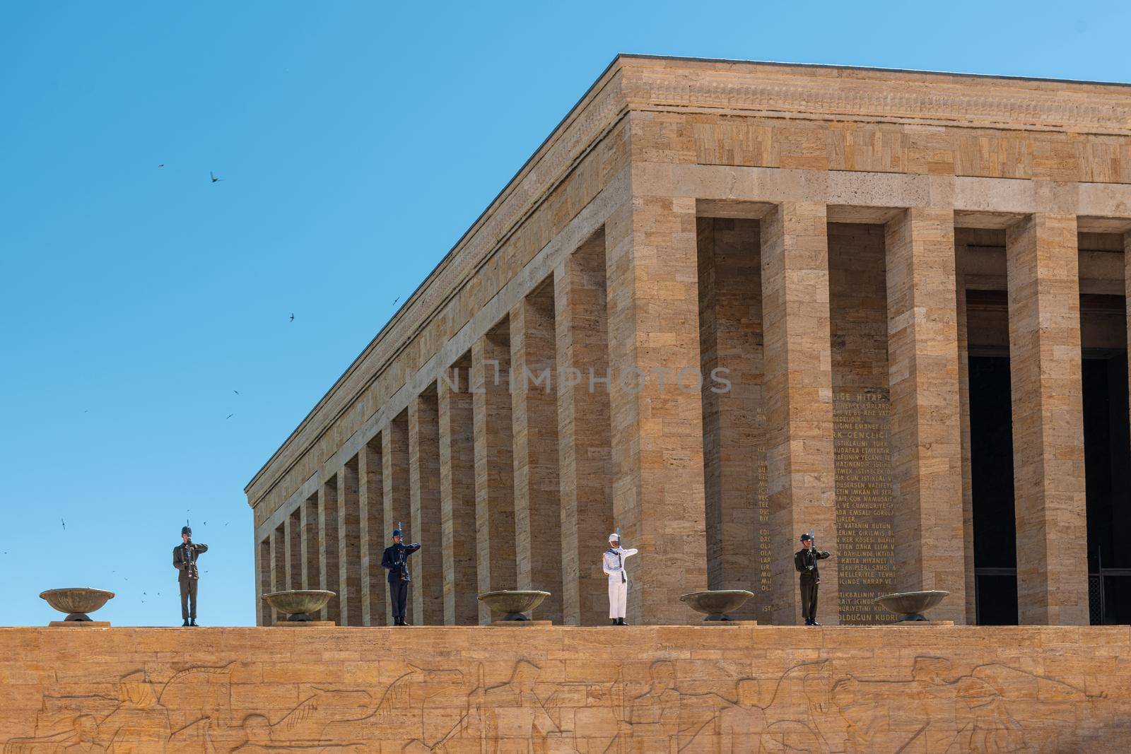Ankara, Turkey - July 05, 2022: Anıtkabir, located in Ankara, is the mausoleum of Mustafa Kemal Atatürk, the founder of the Turkish Republic. by Sonat