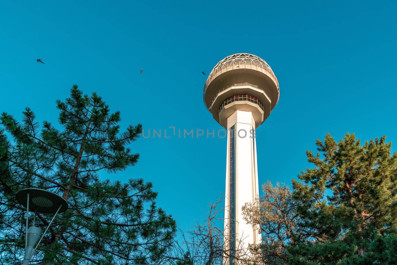 Ankara, Turkey - July 05, 2022: Atakule Tower is the primary landmark of Ankara, Turkey by Sonat