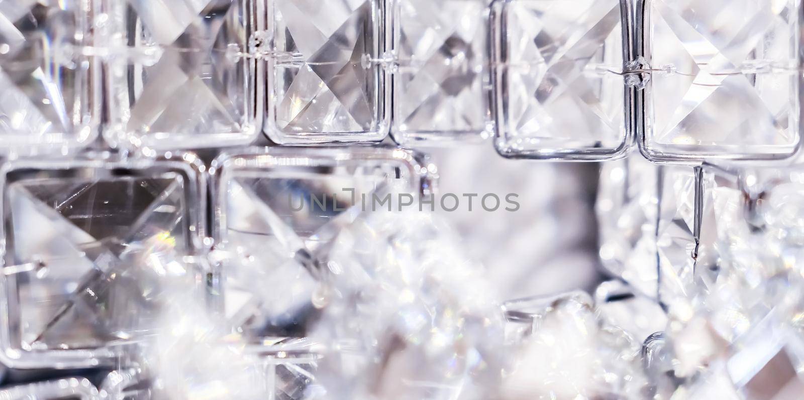 Diamonds and crystals, luxury textured background by Anneleven