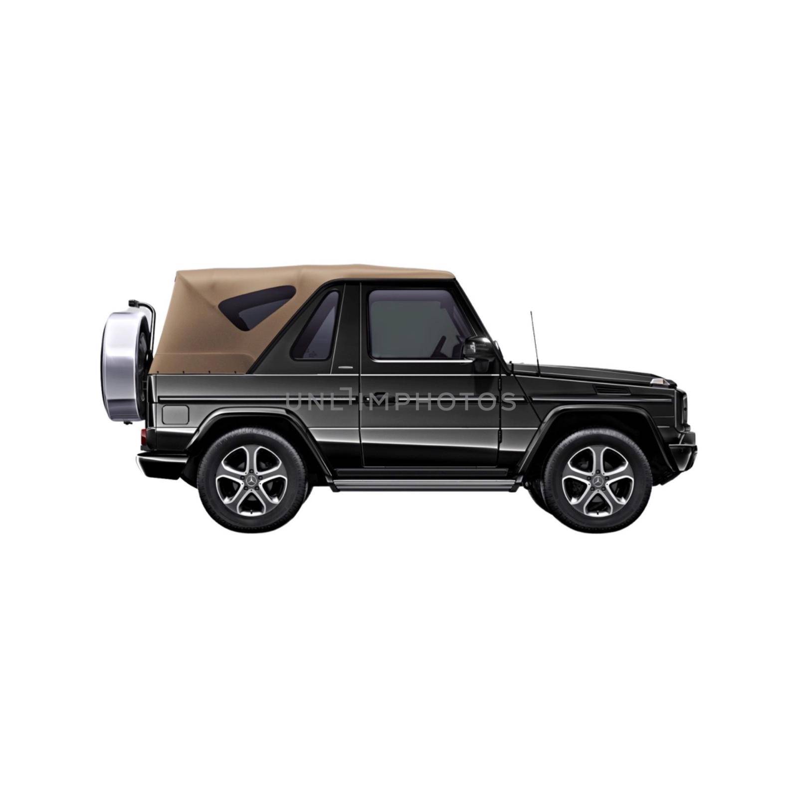 Picture of an isolated Mercedes-Benz G-Class by FlyingDoctor