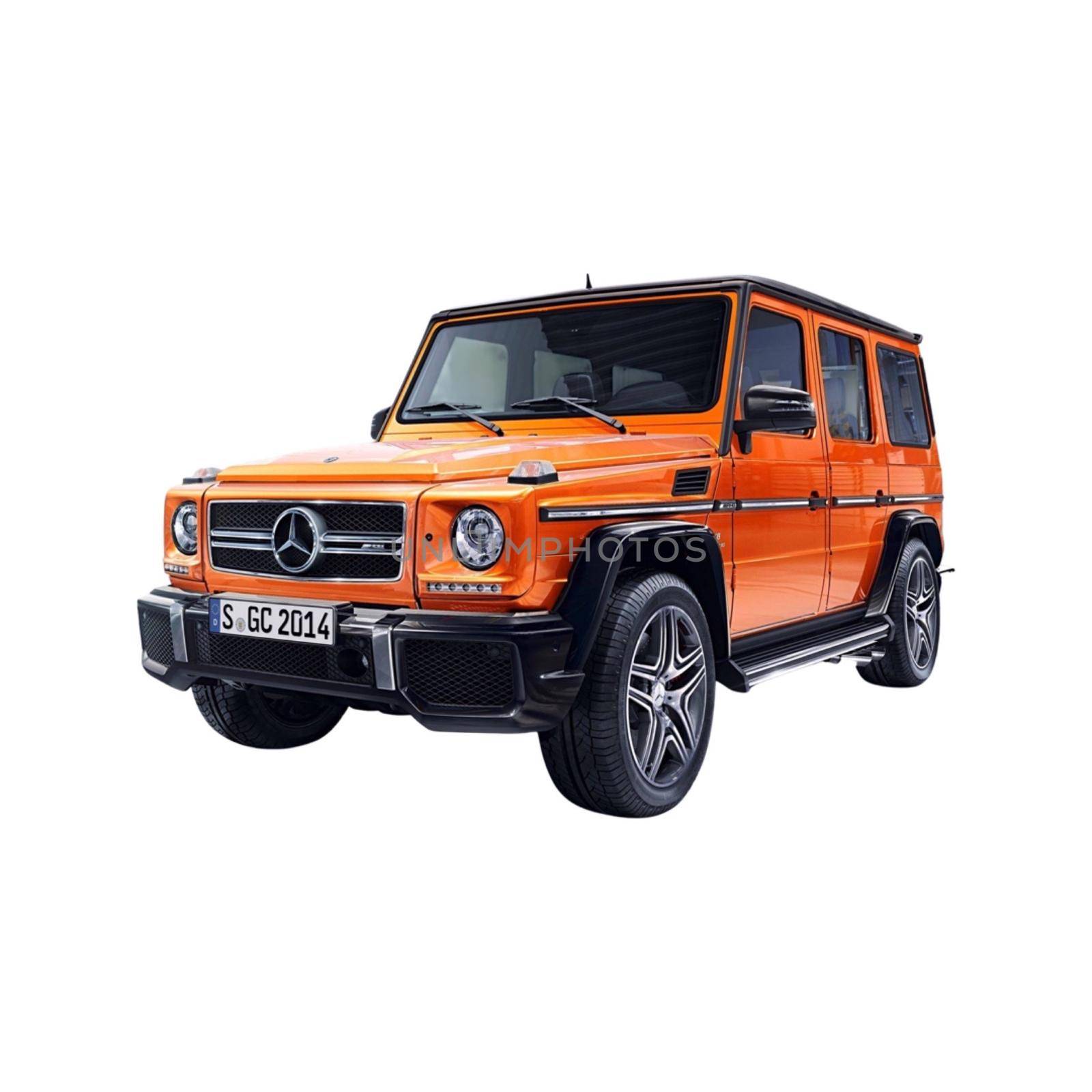 Picture of an isolated Mercedes-Benz G-Class by FlyingDoctor